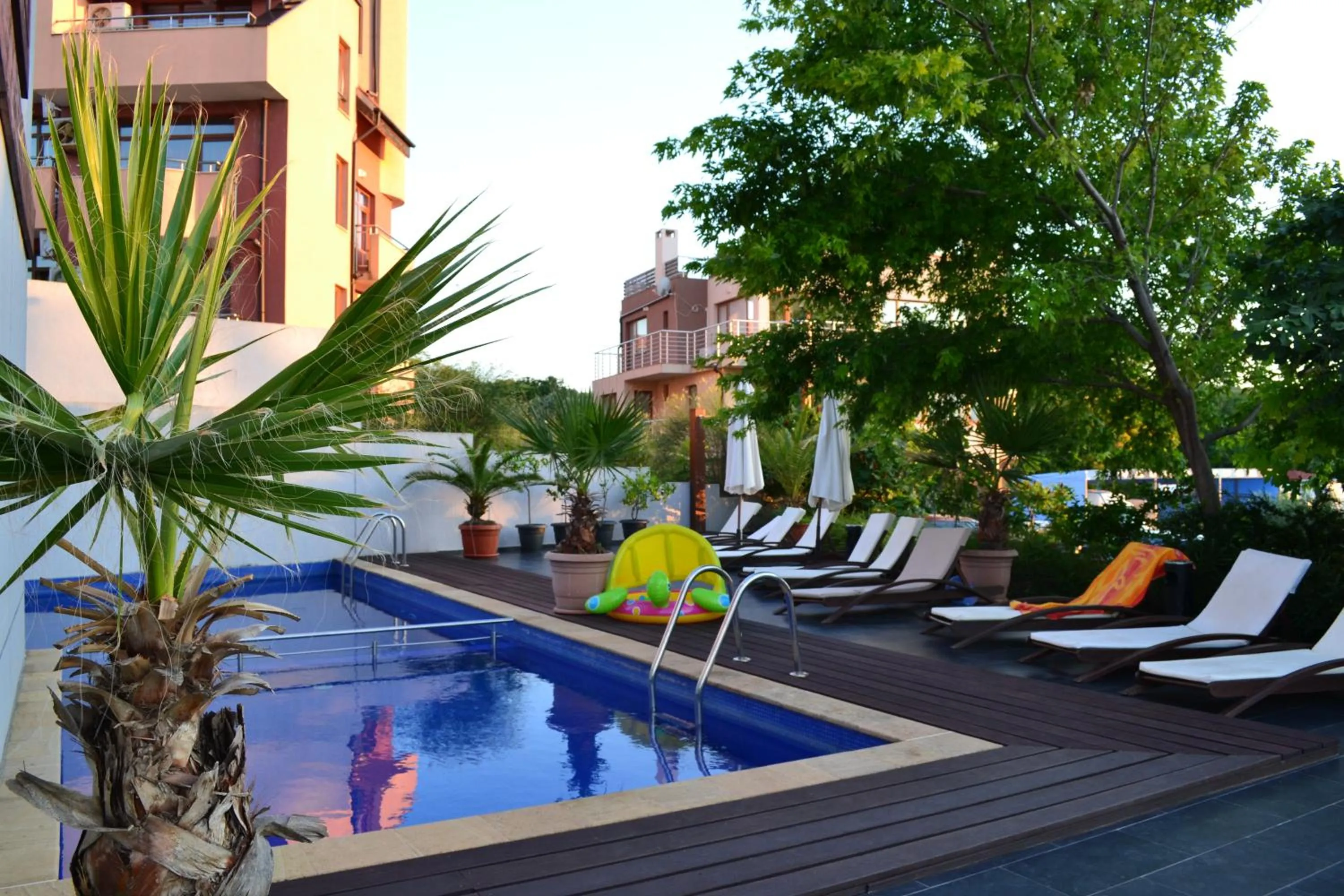 Pool view in Design Hotel Logatero