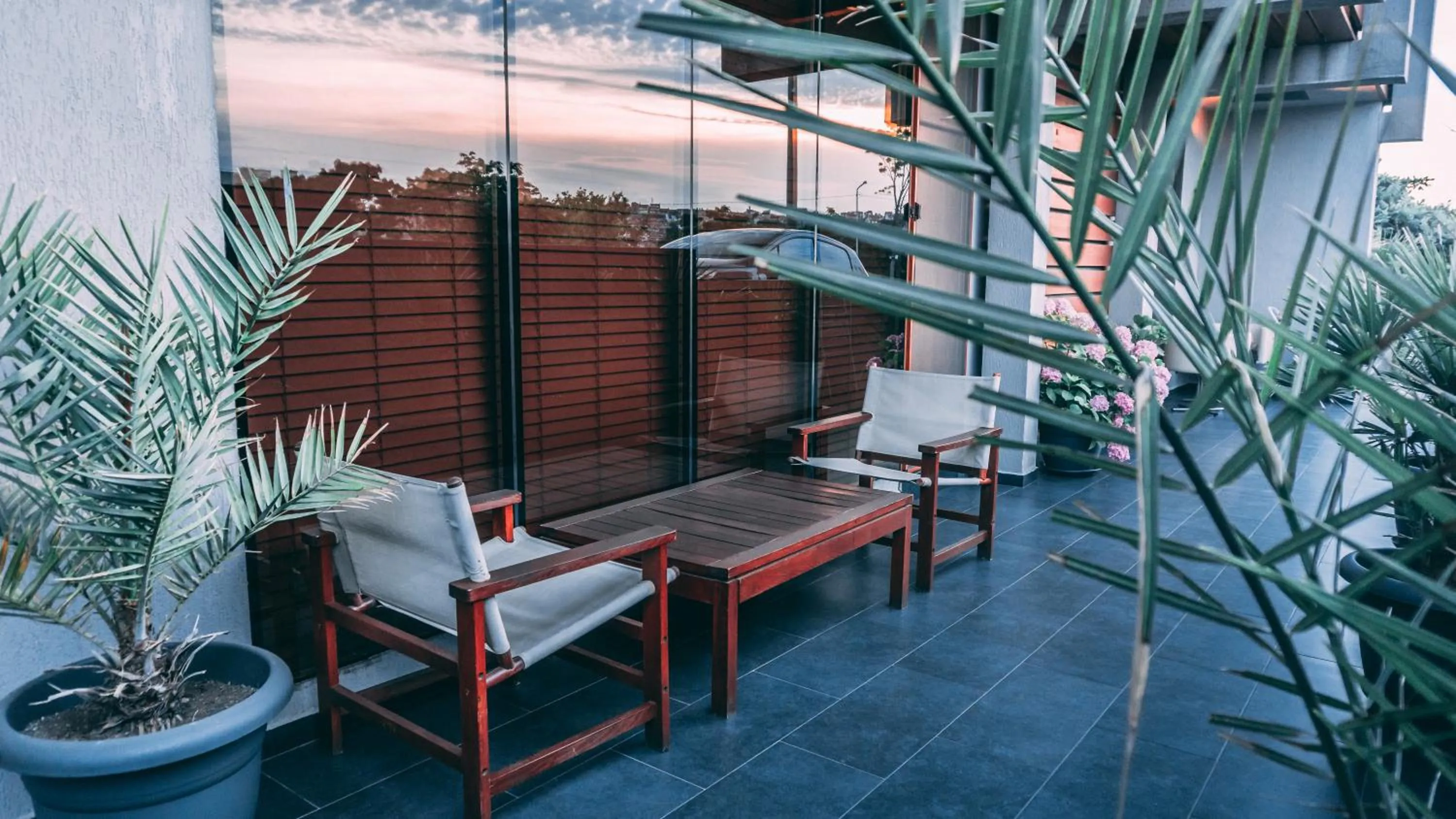 Patio in Design Hotel Logatero