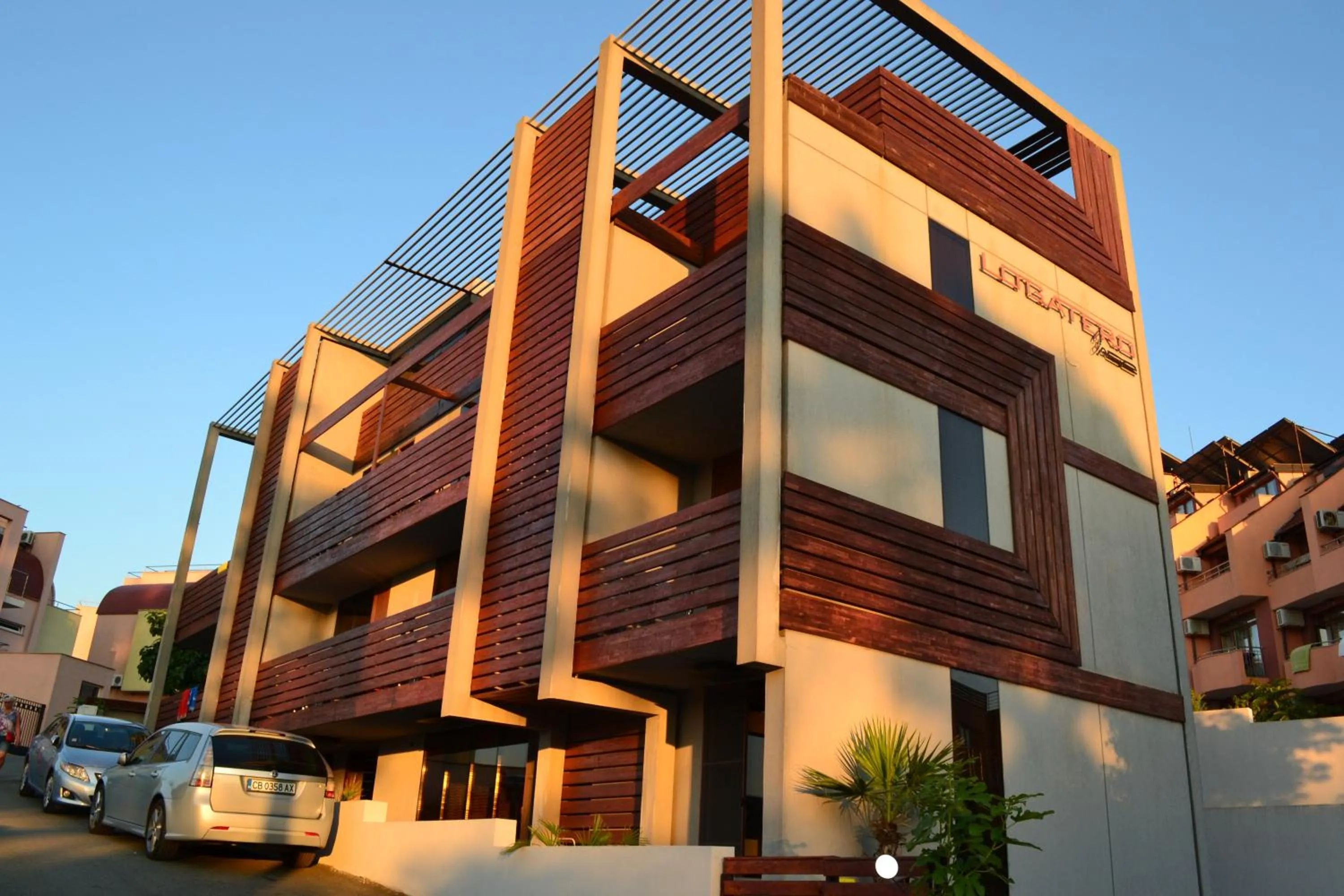 Facade/entrance in Design Hotel Logatero