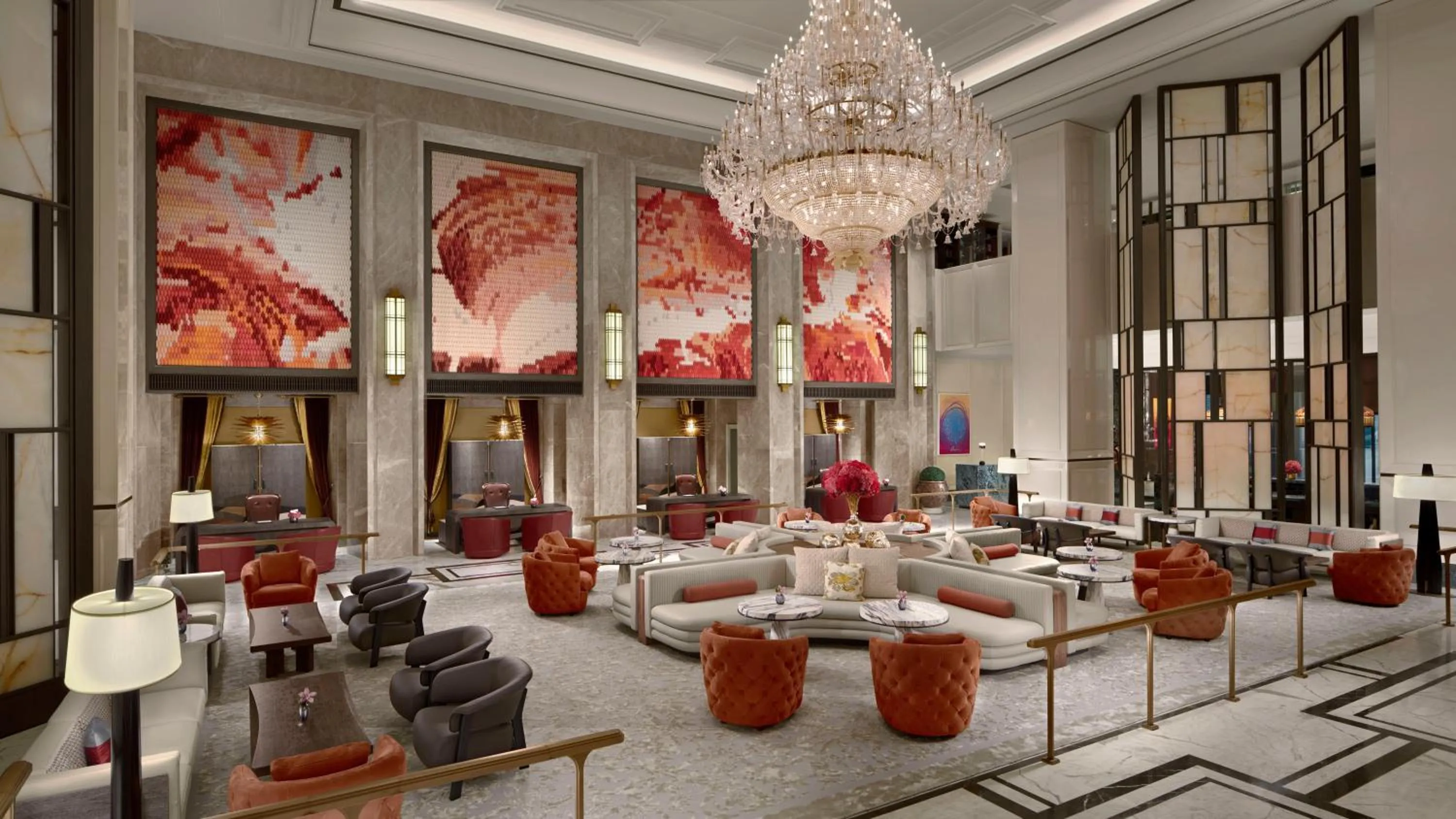 Lobby or reception in The St Regis Shanghai Jingan - Where Downtown Luxury Meets Legendary Old Shanghai Jazz