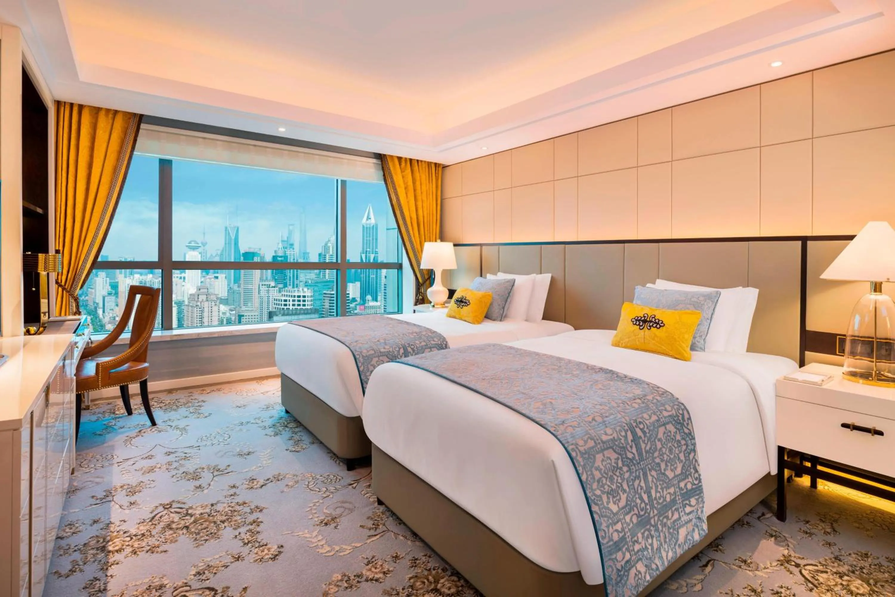 Photo of the whole room, Bed in The St Regis Shanghai Jingan - Where Downtown Luxury Meets Legendary Old Shanghai Jazz