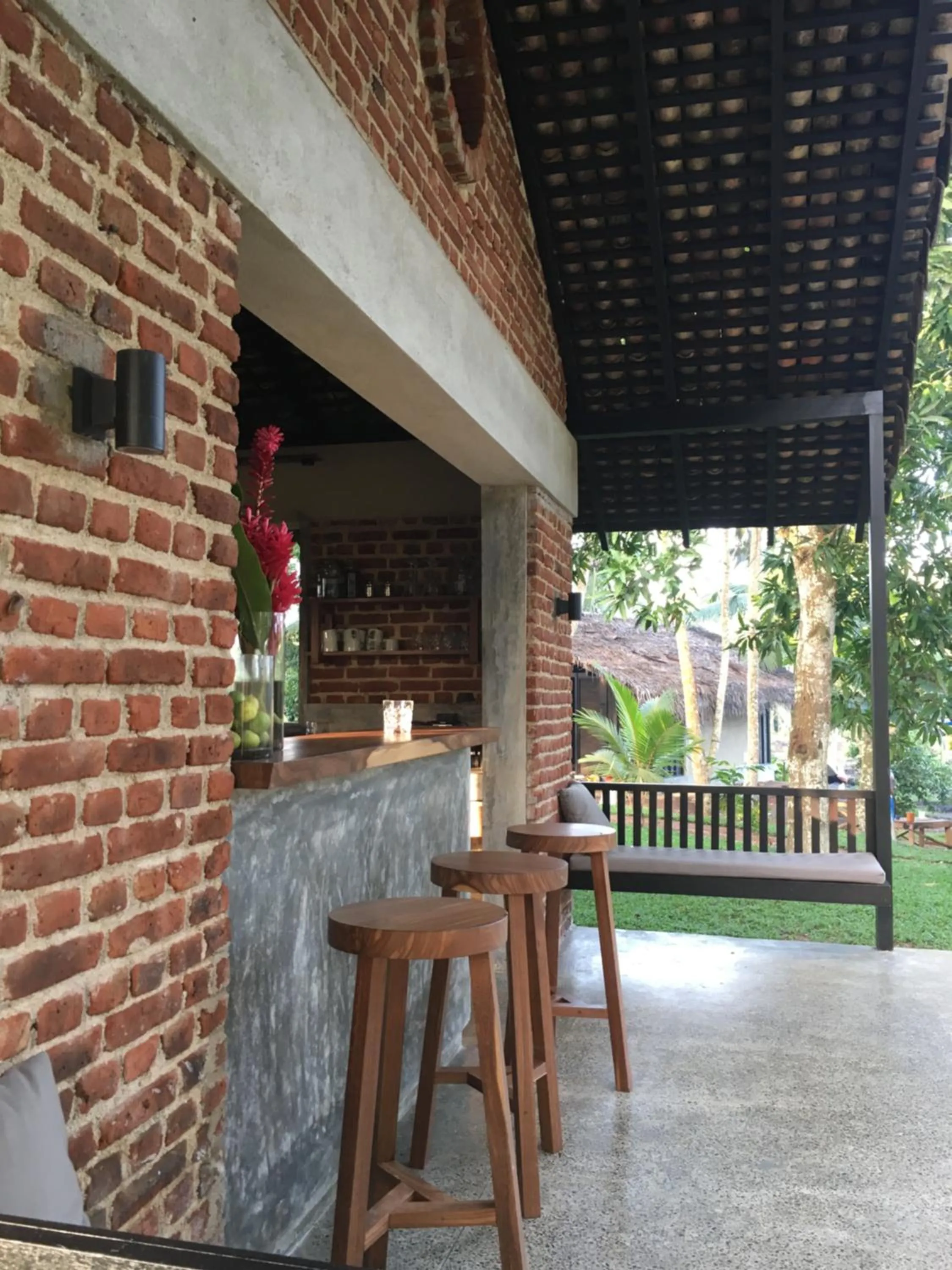 Kitchen or kitchenette in KAJU GREEN eco lodges