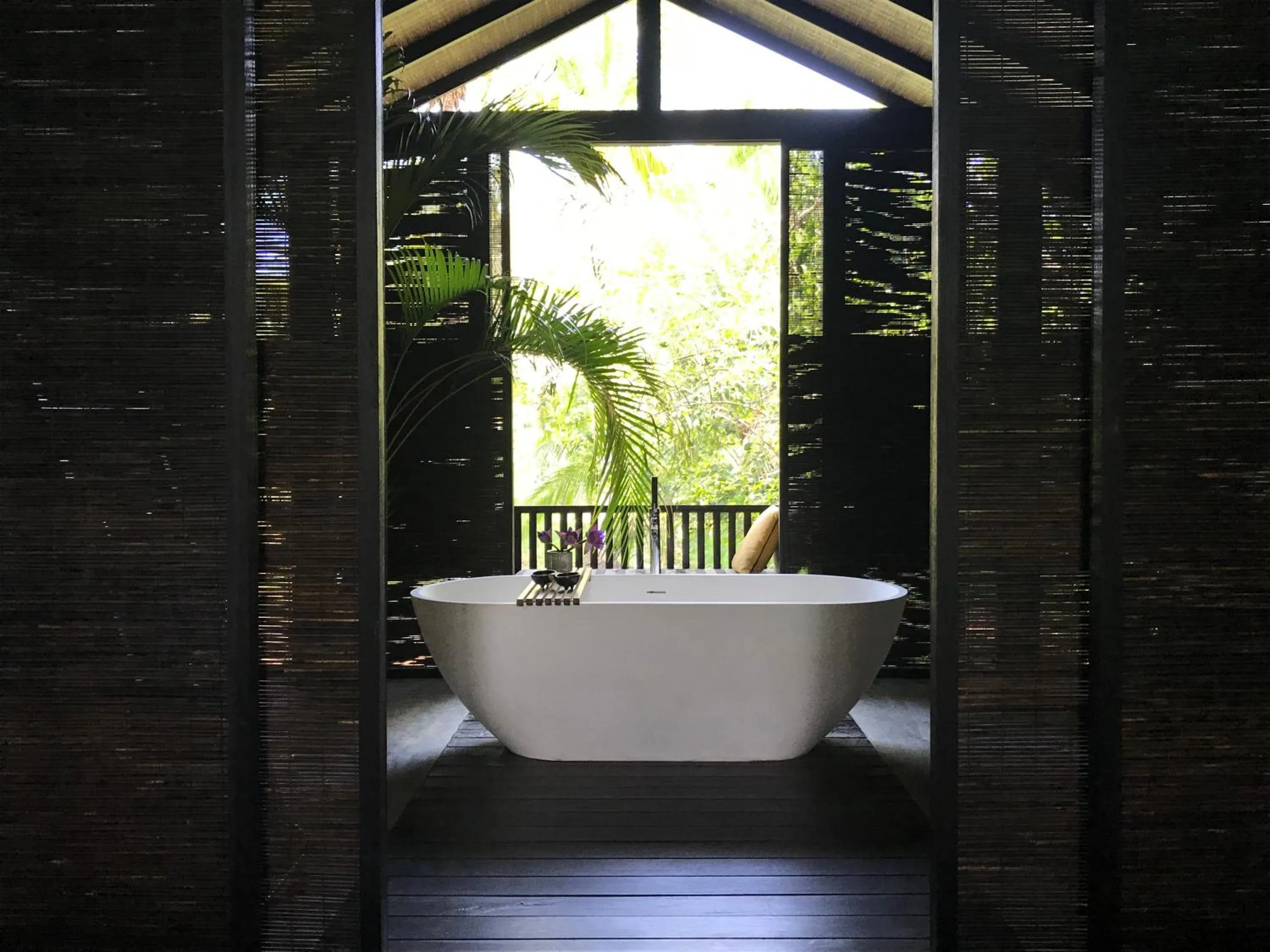 Bathroom in KAJU GREEN eco lodges