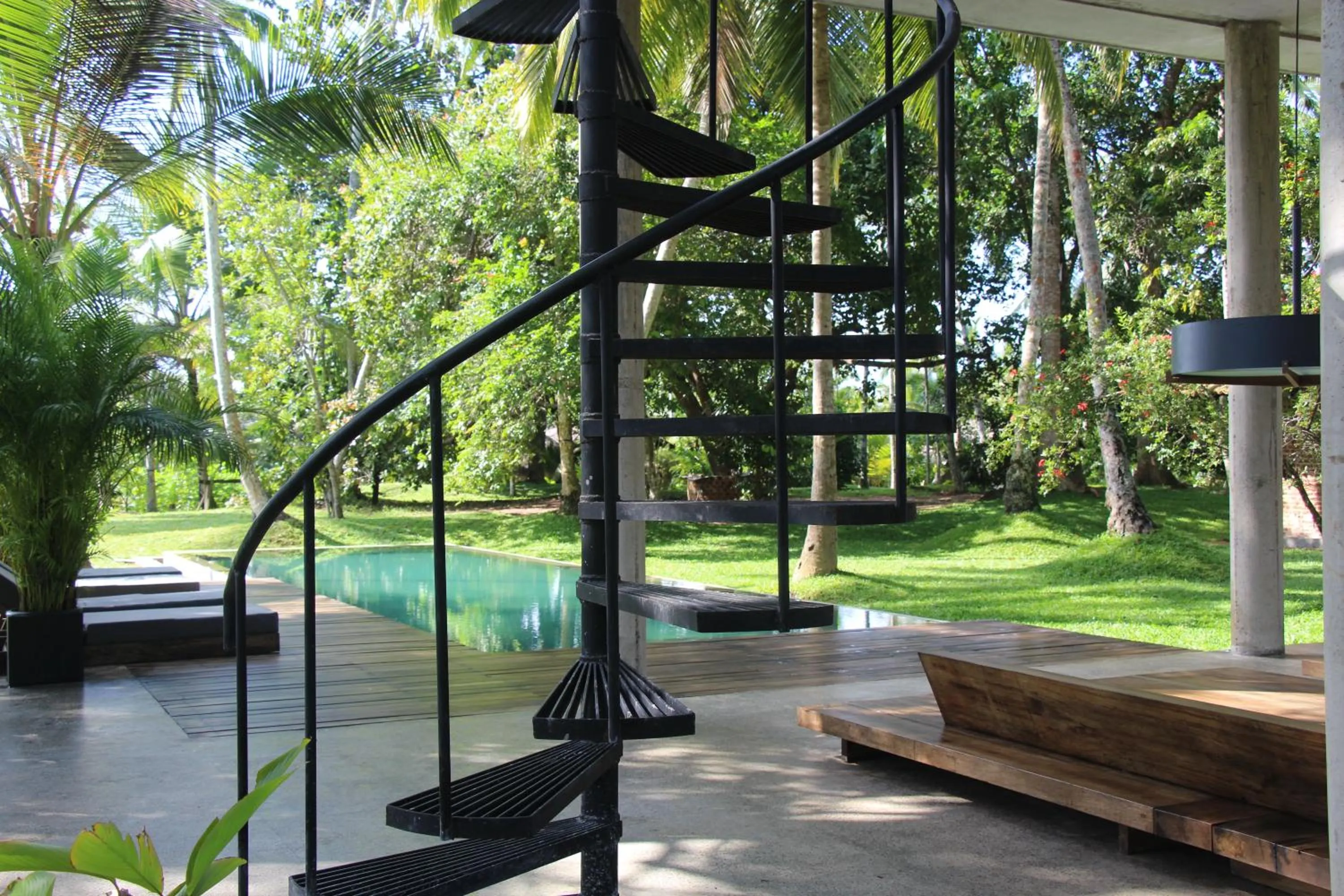 Swimming pool in KAJU GREEN eco lodges