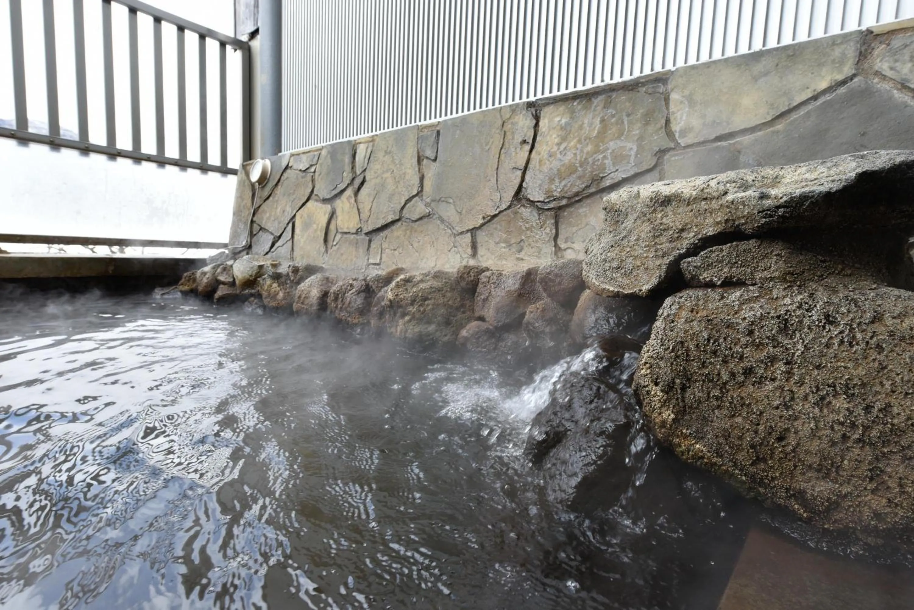 Open Air Bath in Harunako Onsen Yusuge