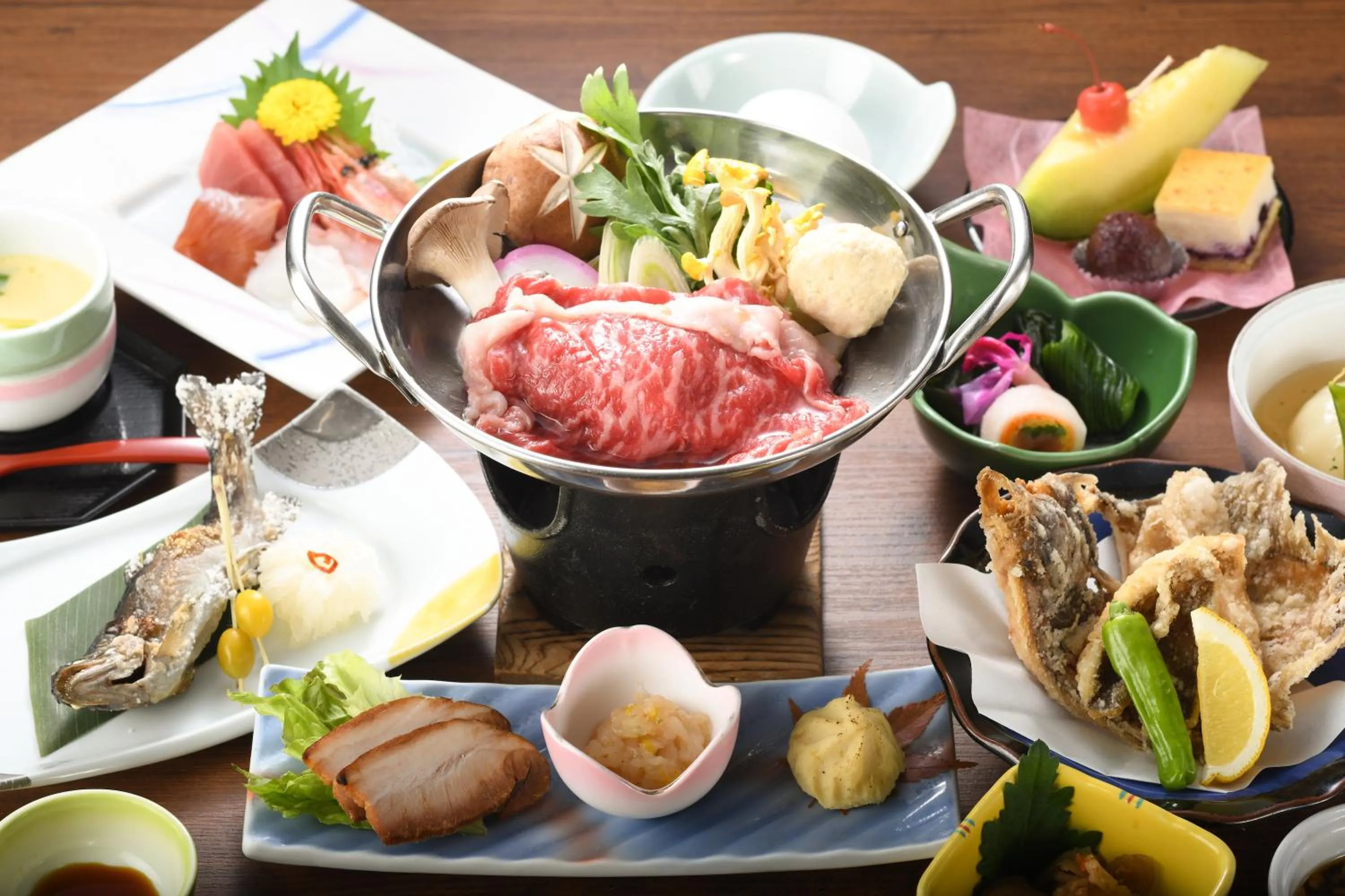 Food in Harunako Onsen Yusuge