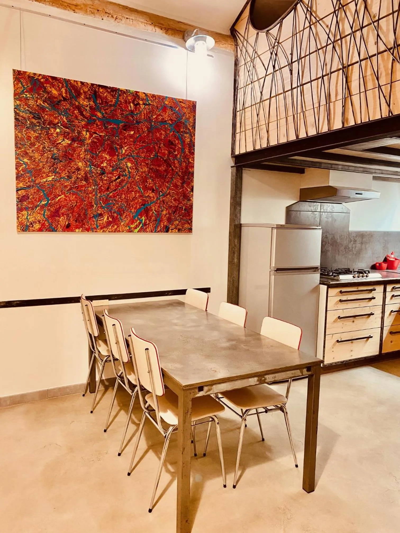 Kitchen or kitchenette in L'atelier B&B