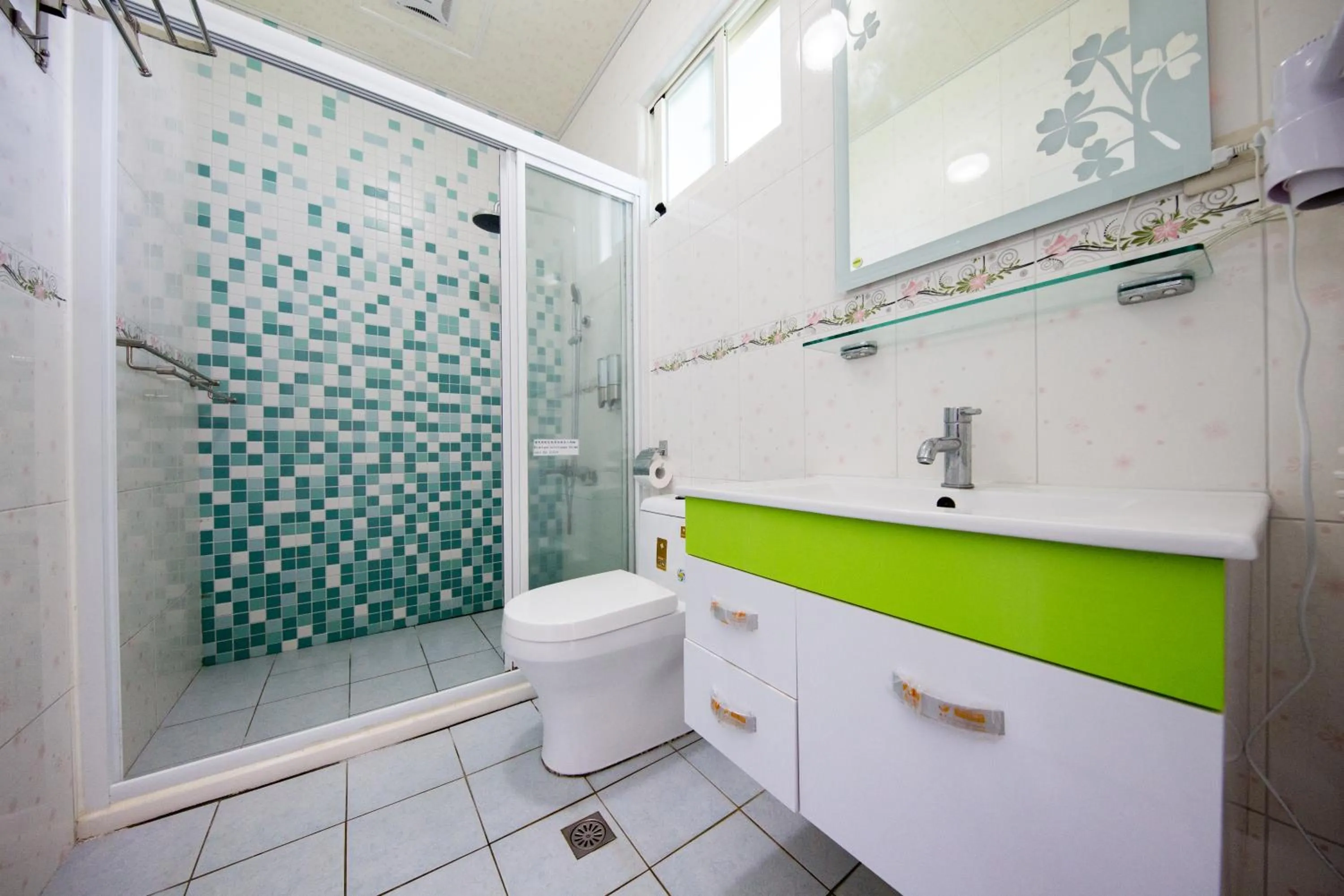 Shower in Fire Island Guest House