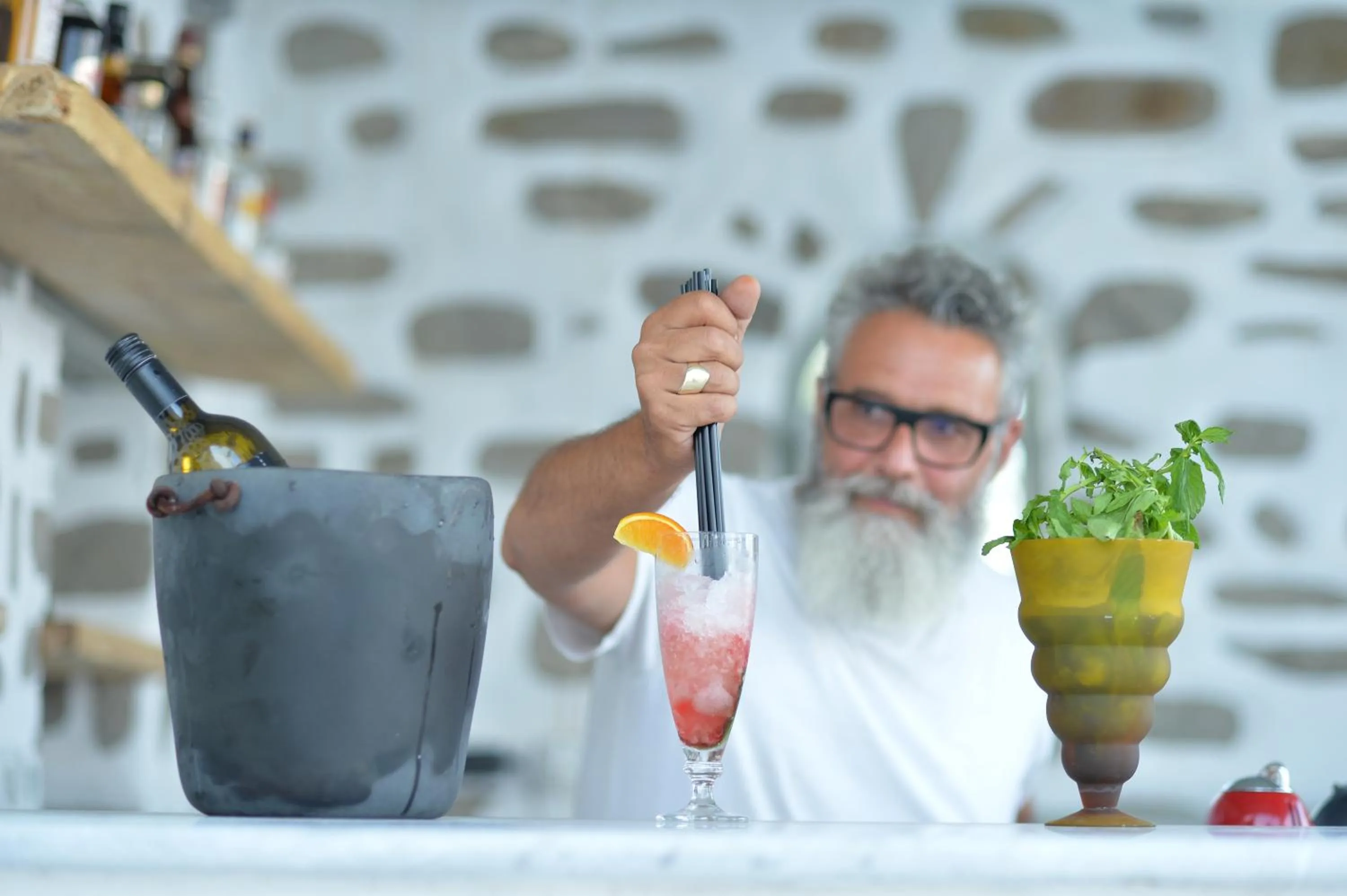 Lounge or bar in Summer Shades Hotel - ex Arkoulis