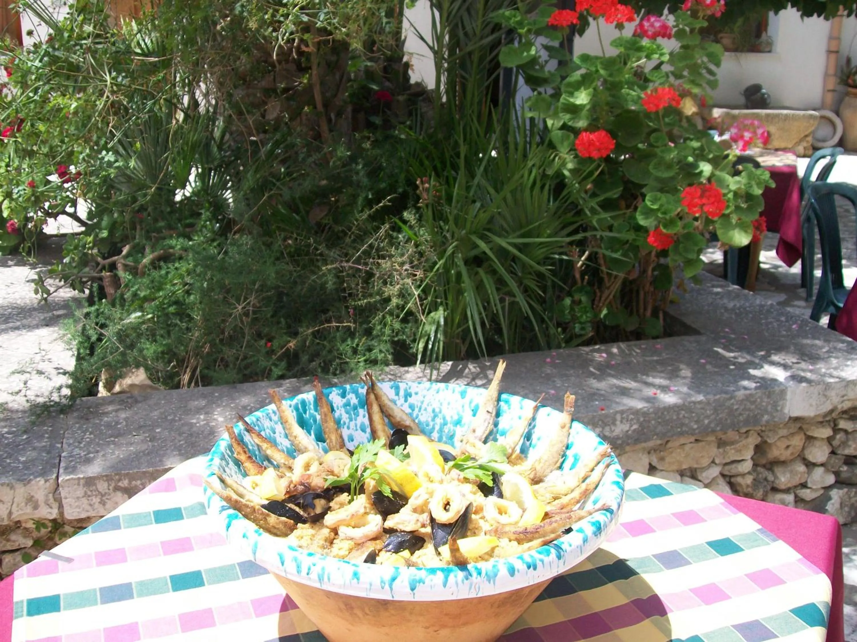Food close-up in Hotel Il Cortile