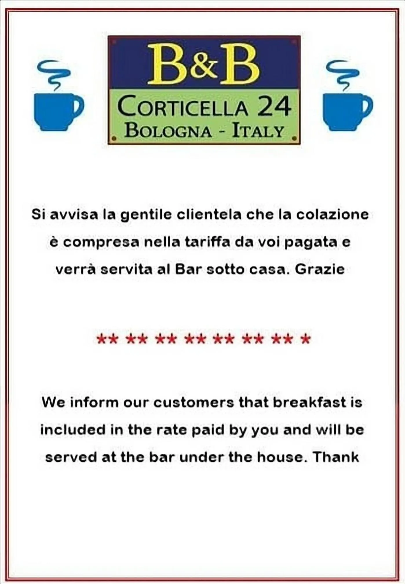 Bed And Breakfast Corticella 24