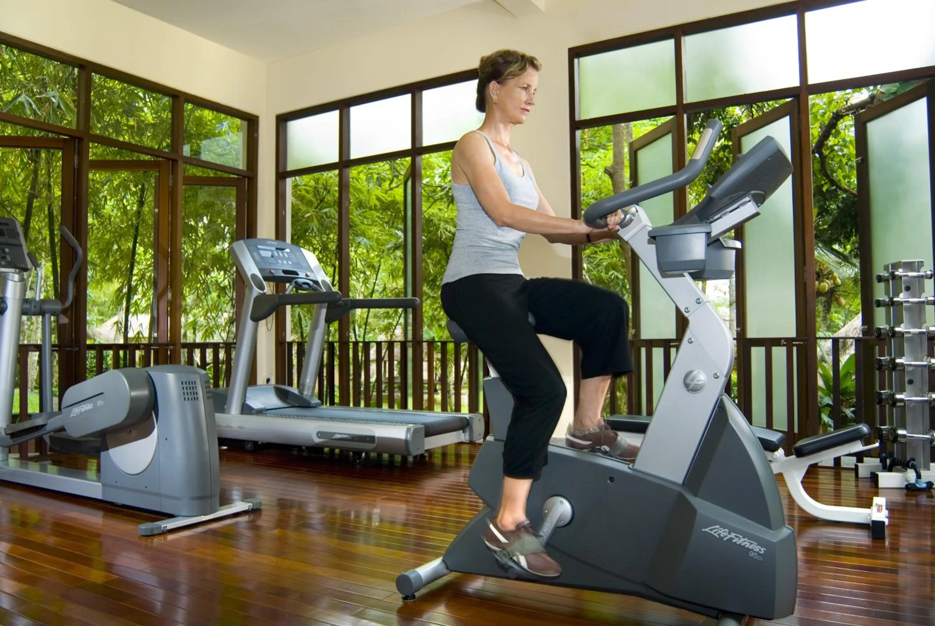 Fitness centre/facilities in Komaneka at Tanggayuda Ubud