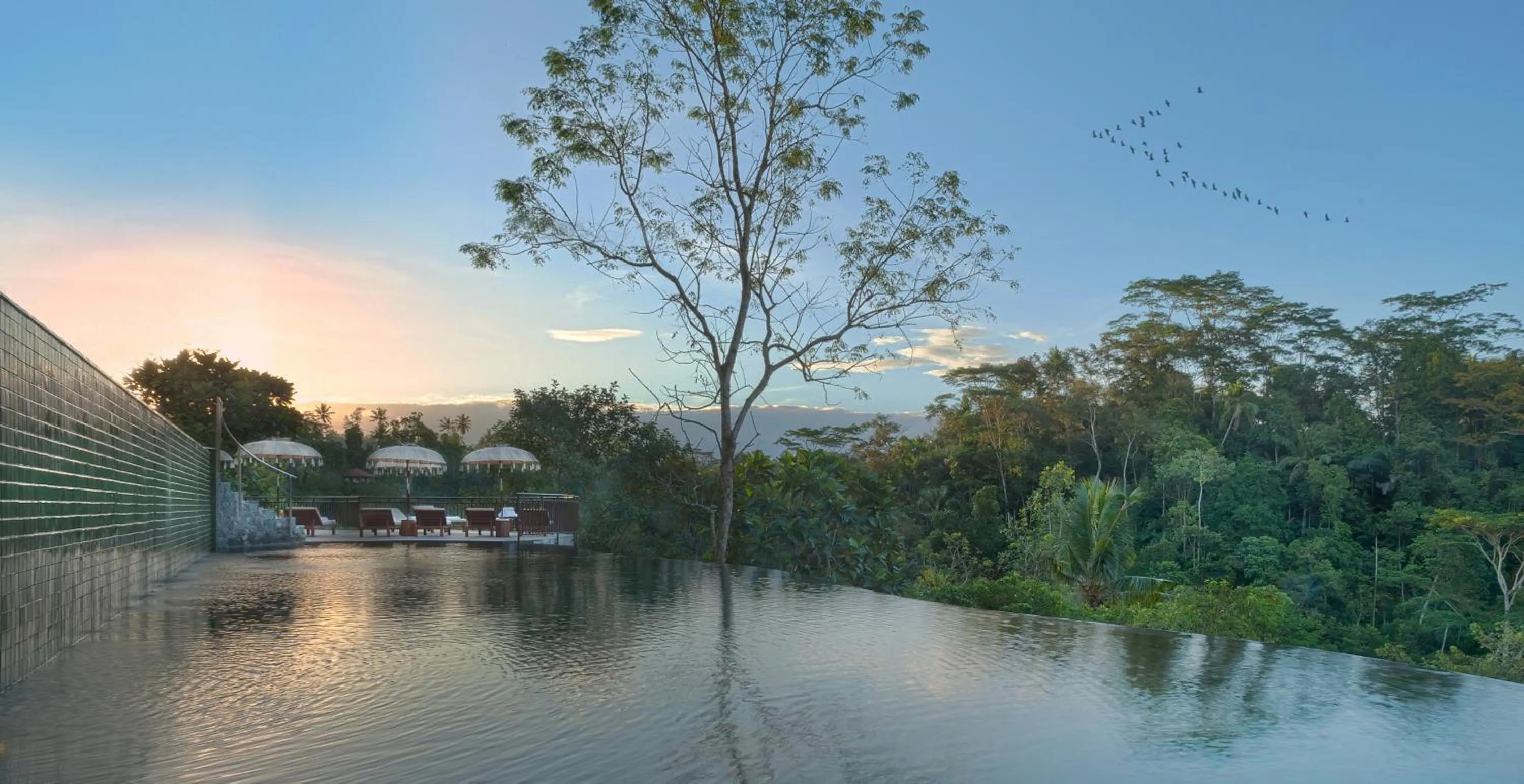Pool view in Komaneka at Tanggayuda Ubud