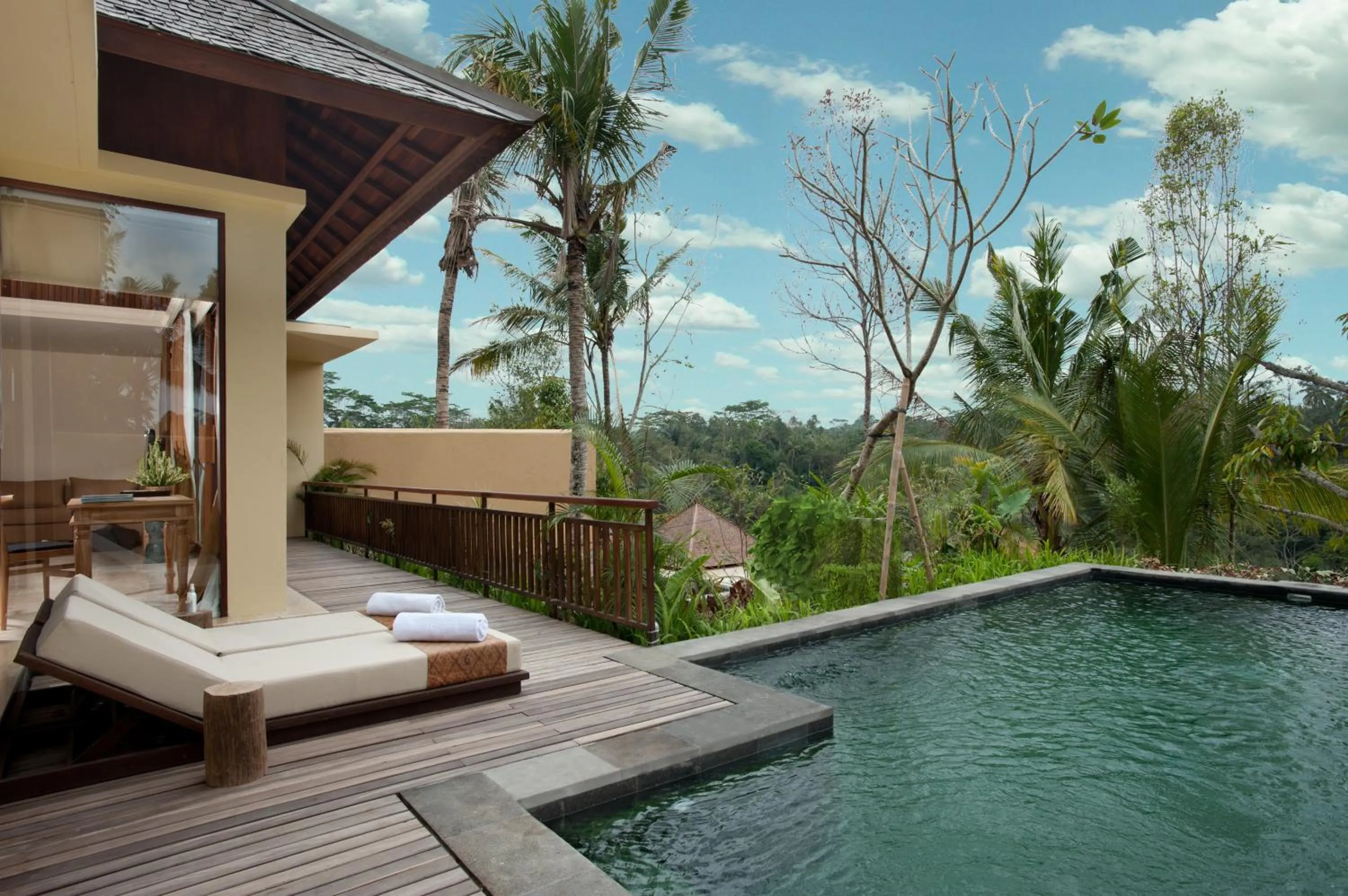 Balcony/Terrace in Komaneka at Tanggayuda Ubud