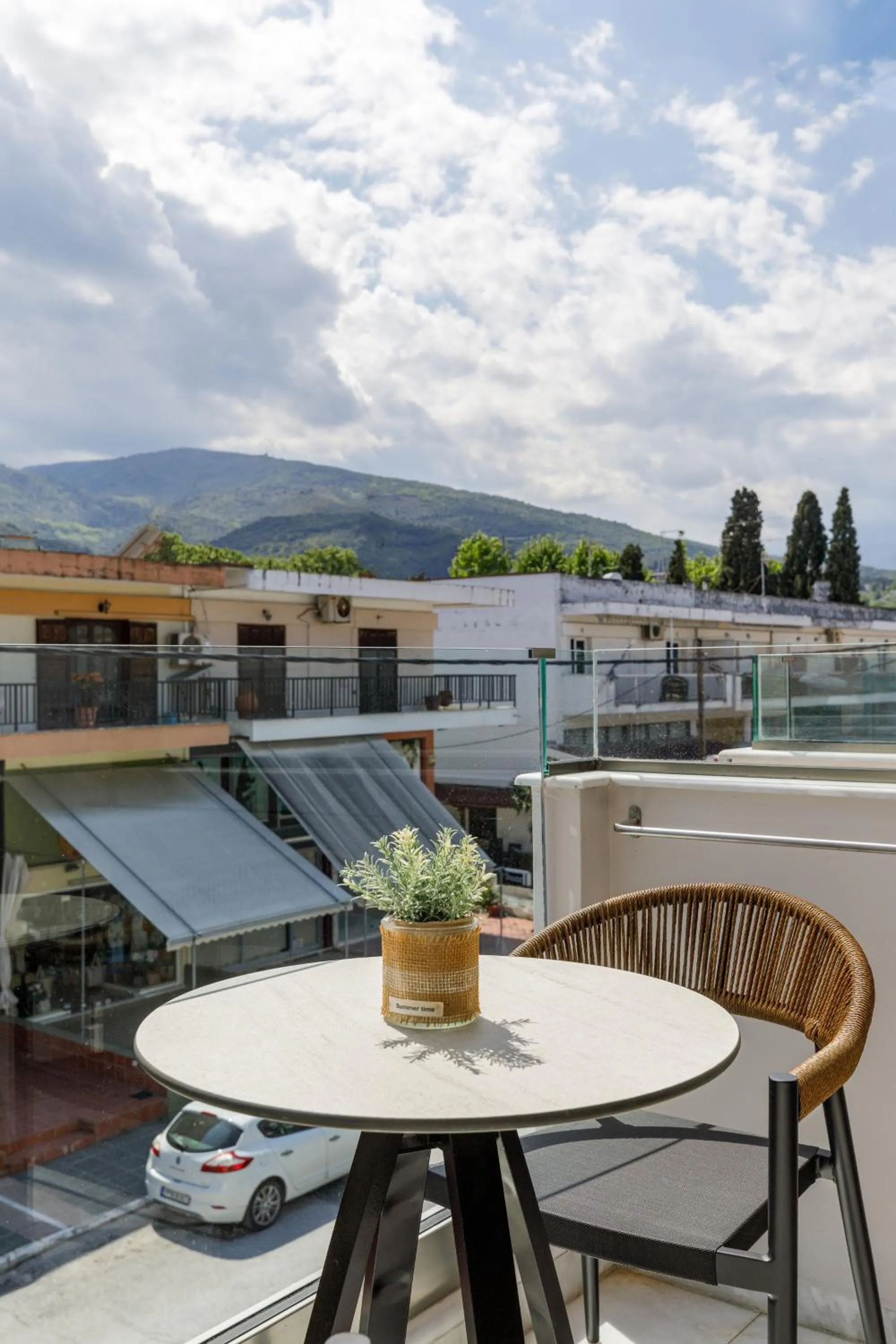 Balcony/Terrace in Diverso Platamon, Luxury Hotel & Suites