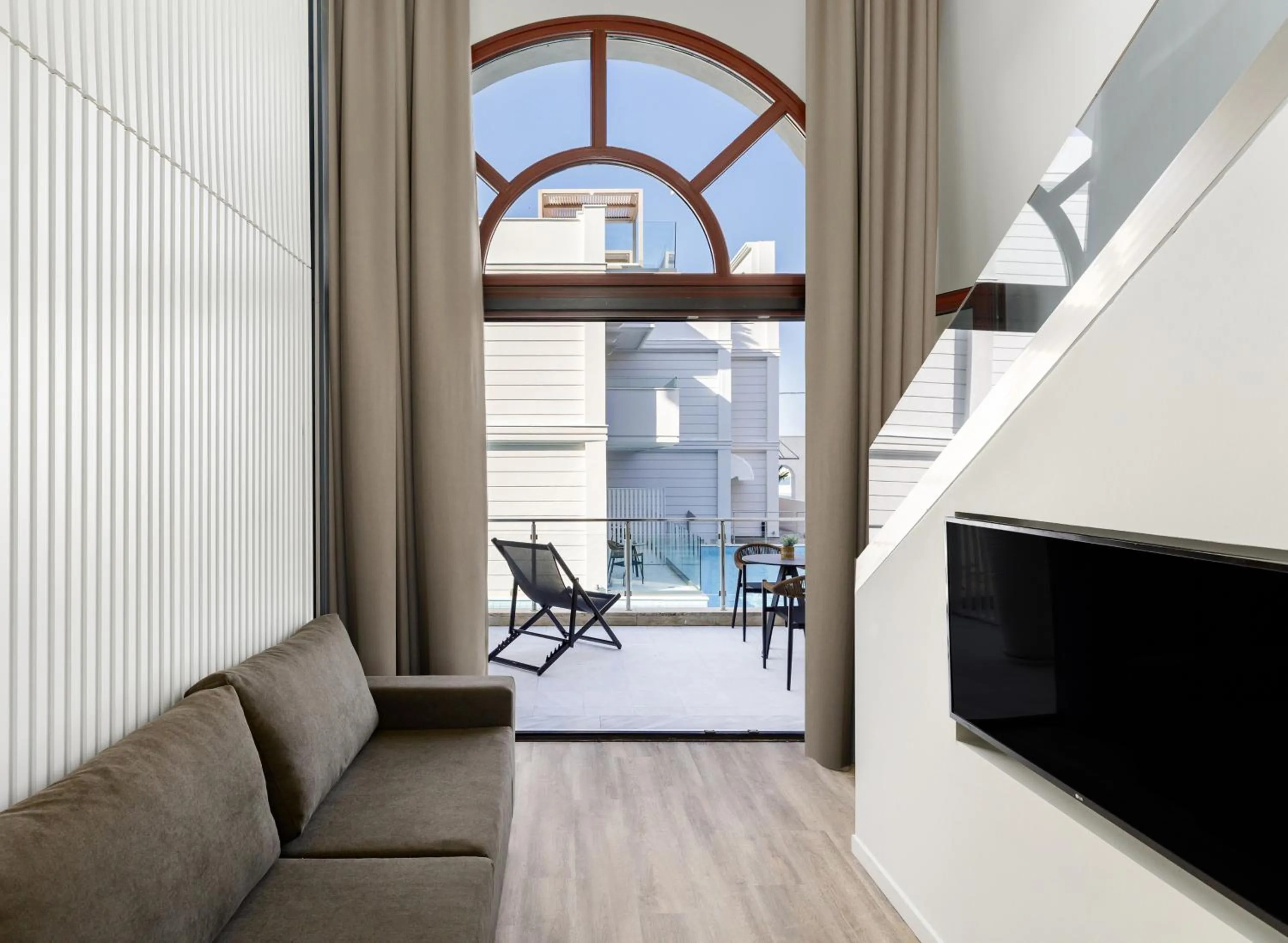 Seating area in Diverso Platamon, Luxury Hotel & Suites