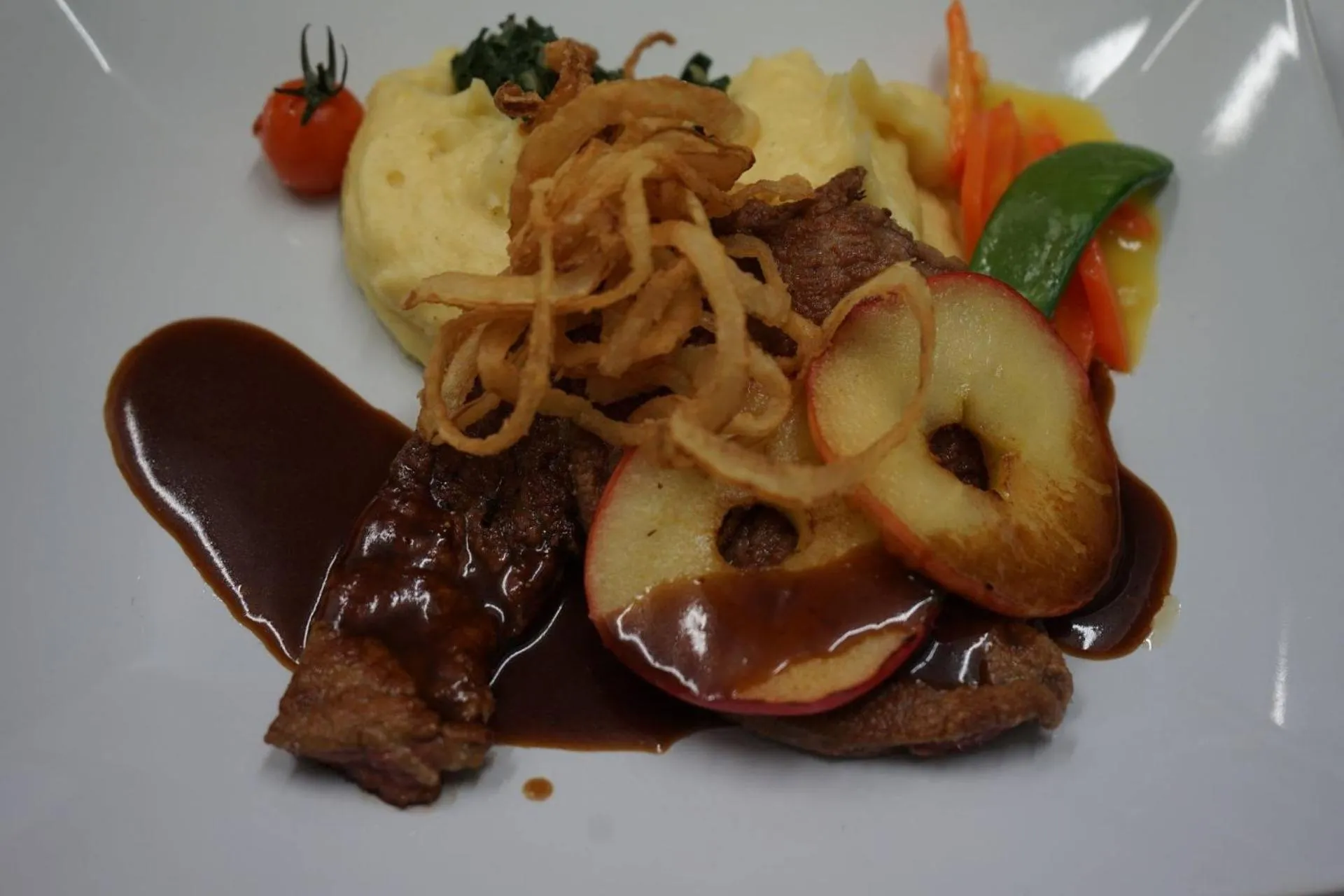 Food close-up in Hotel Restaurant Strümper Hof