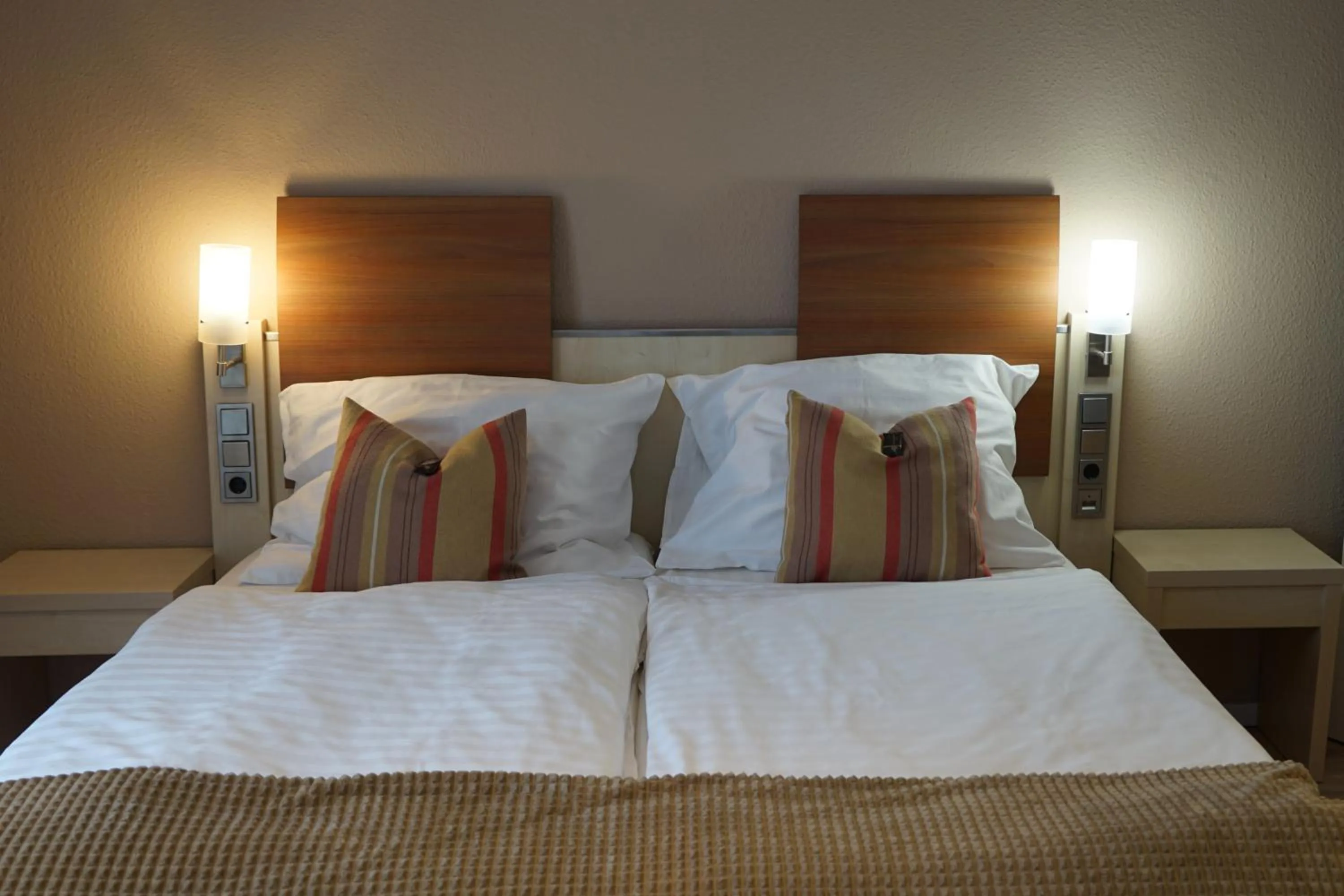 Photo of the whole room, Bed in Hotel Restaurant Strümper Hof