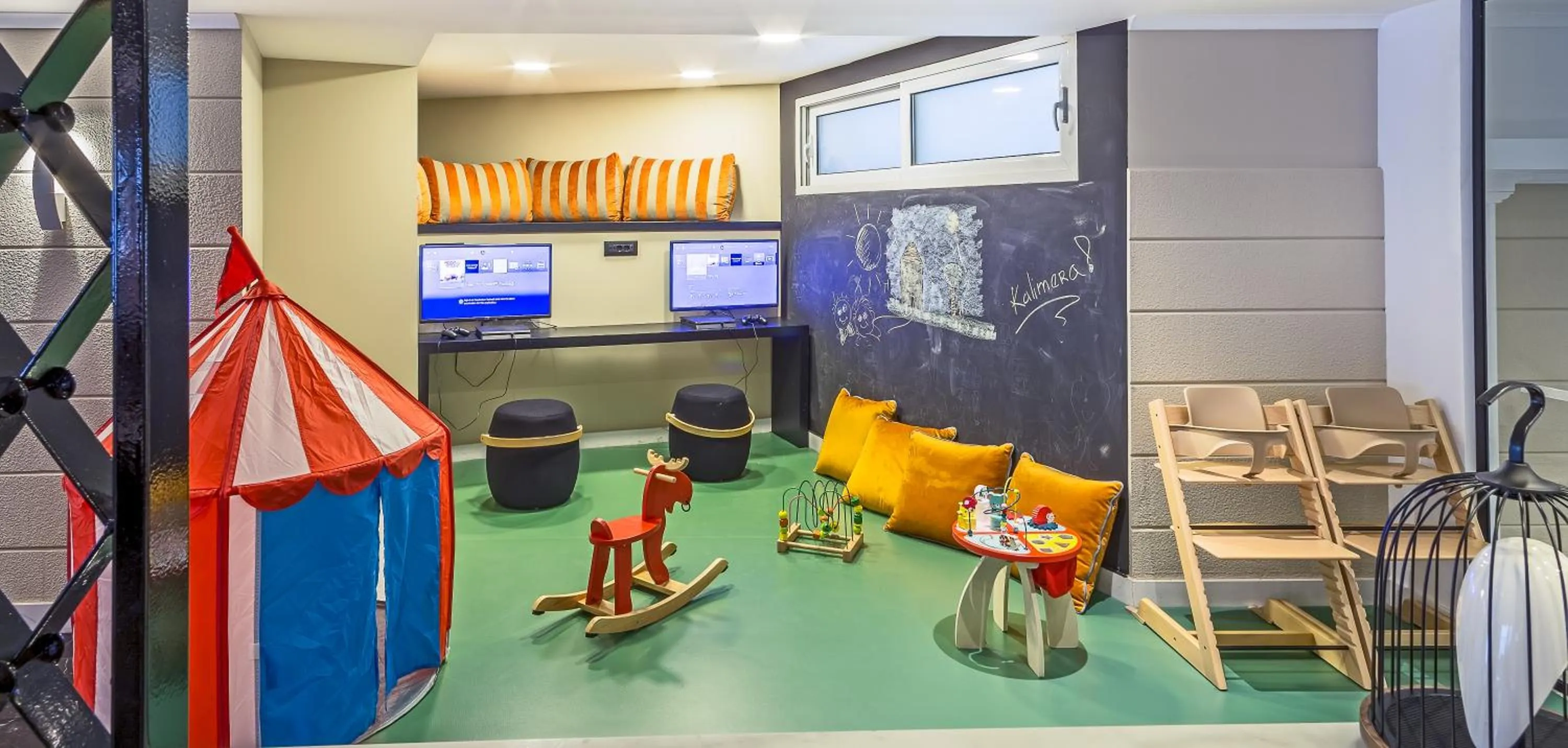 Game Room in Airotel Stratos Vassilikos Hotel