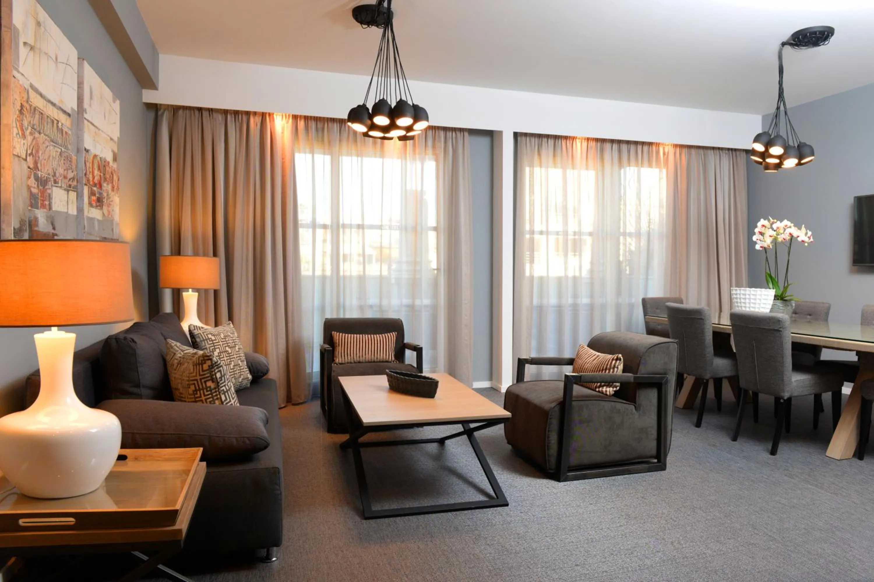 Living room in Airotel Stratos Vassilikos Hotel