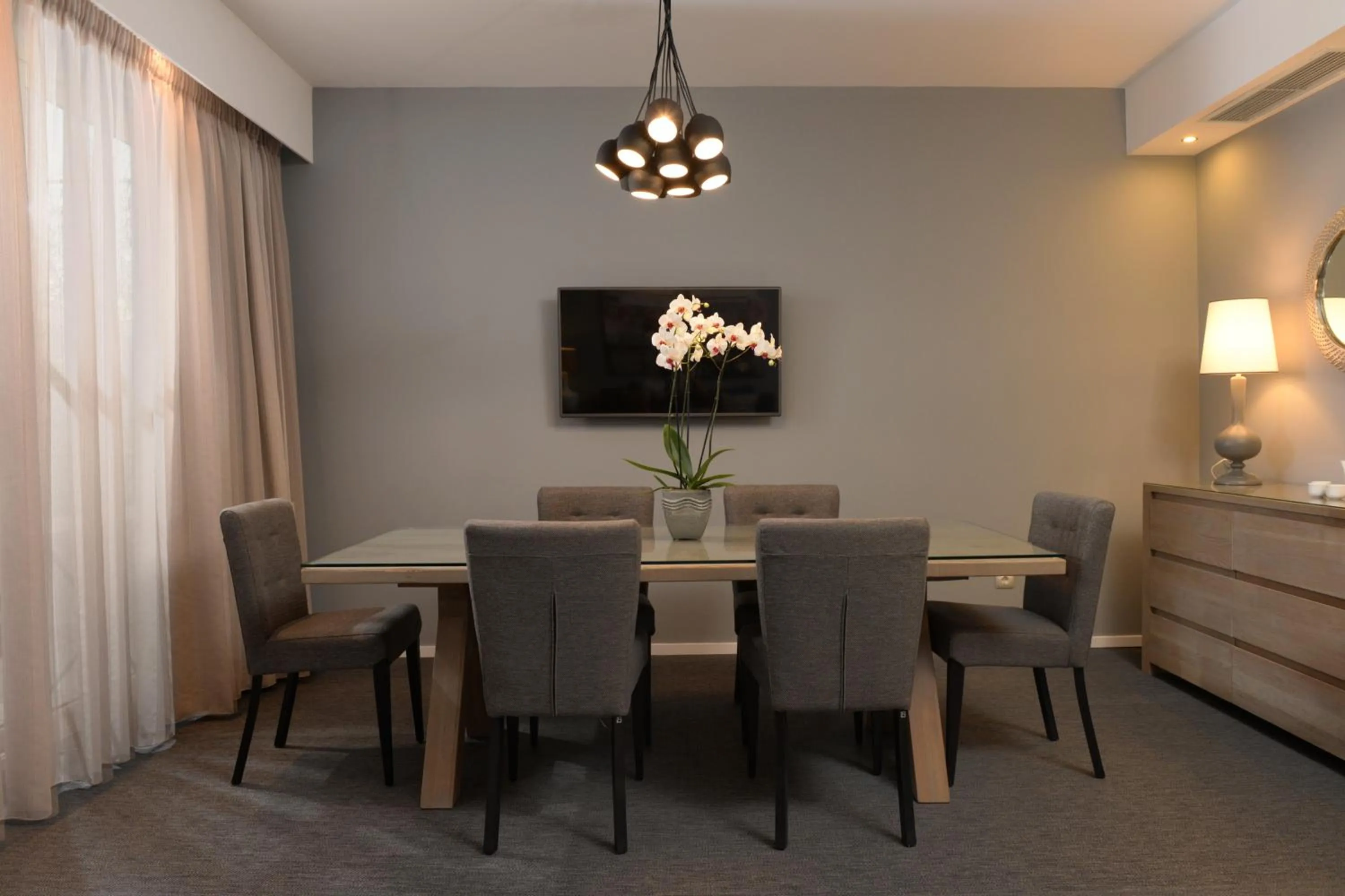 Dining area in Airotel Stratos Vassilikos Hotel