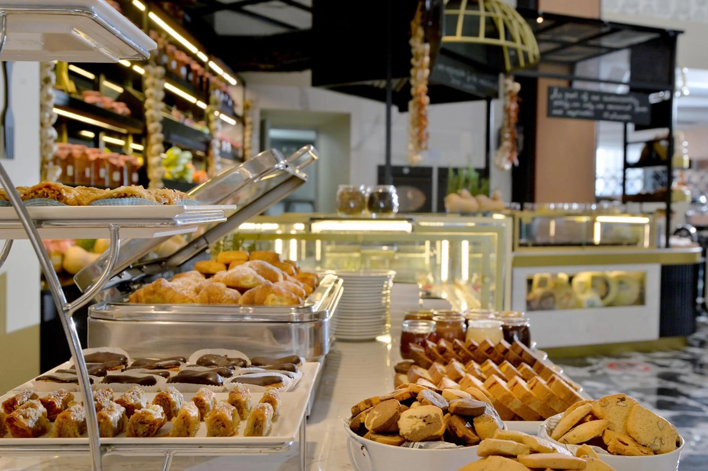 Buffet breakfast in Airotel Stratos Vassilikos Hotel