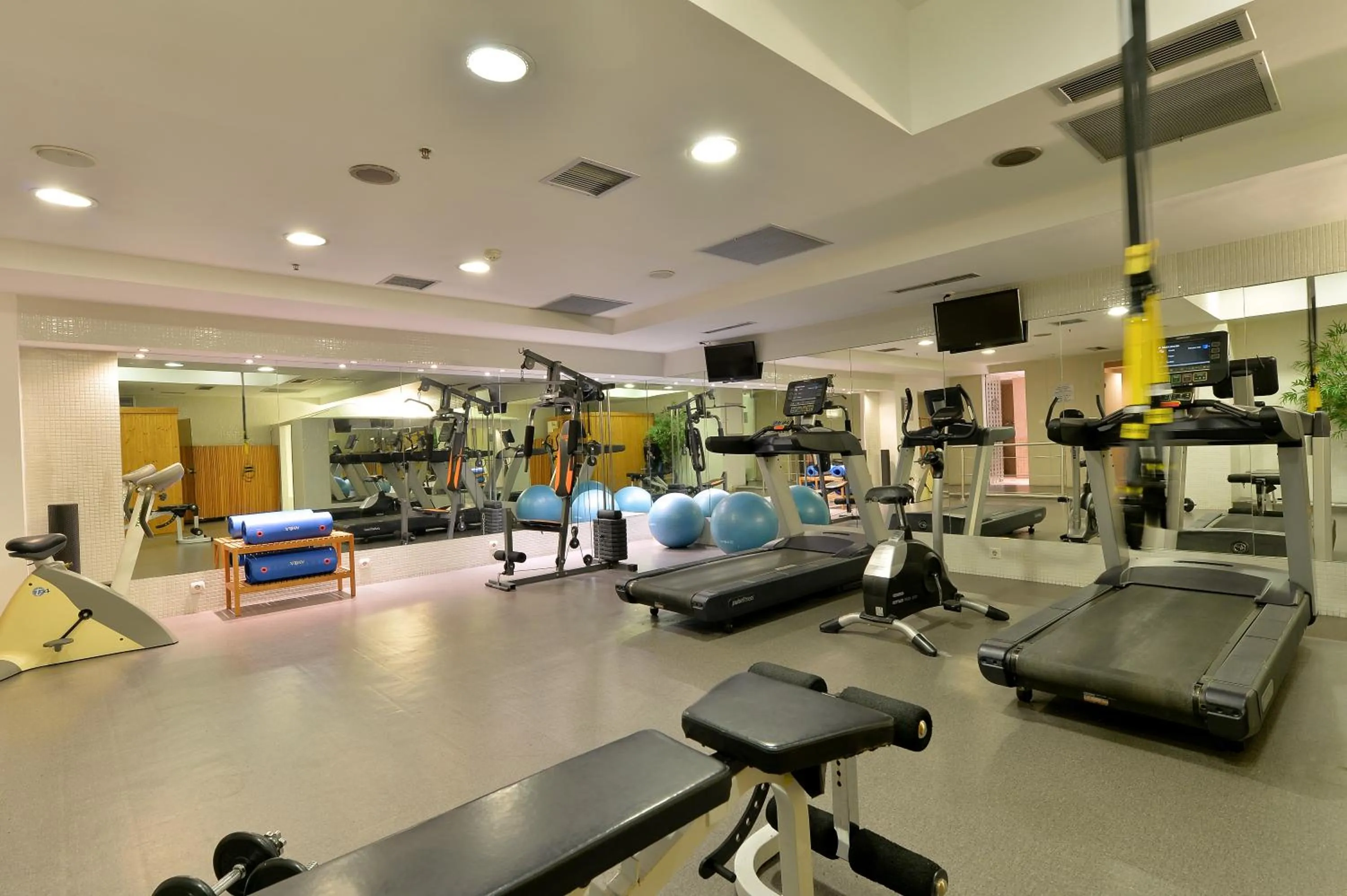 Fitness centre/facilities in Airotel Stratos Vassilikos Hotel