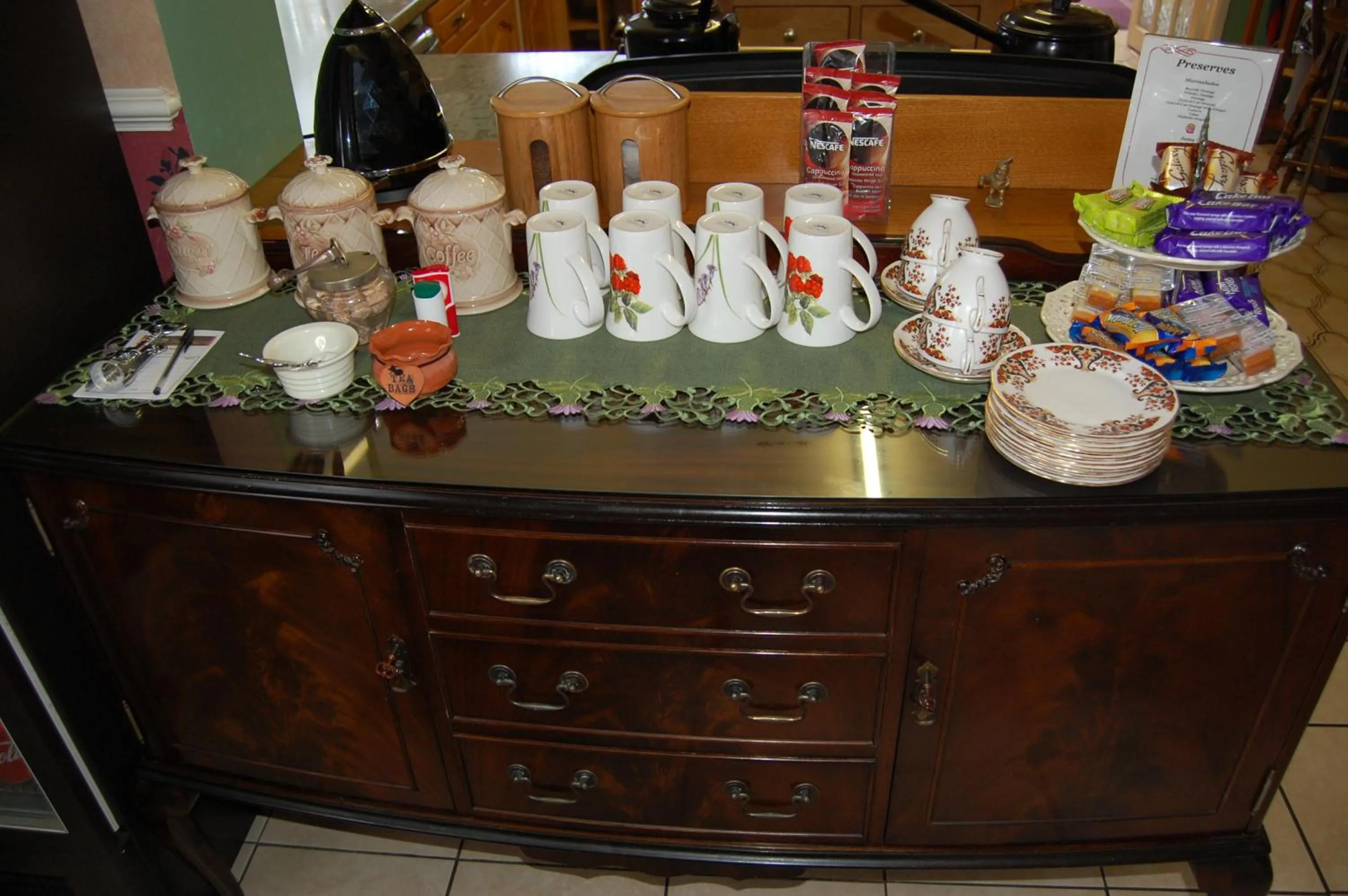 Food in Creston Villa Guest House