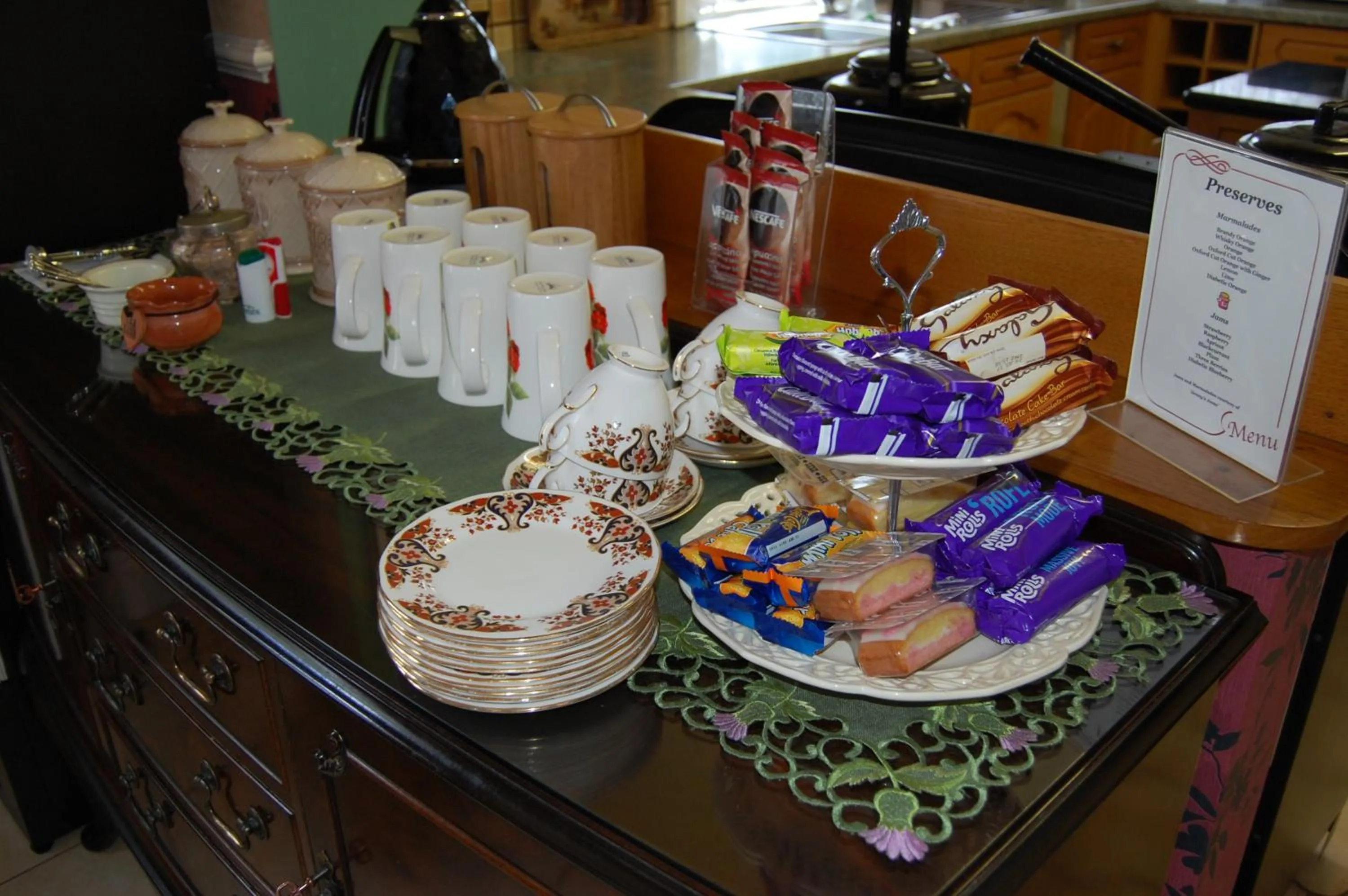 Food close-up in Creston Villa Guest House