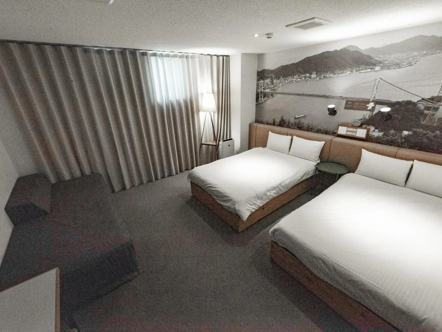 Photo of the whole room, Bed in Hotel Relief Kokura Annex