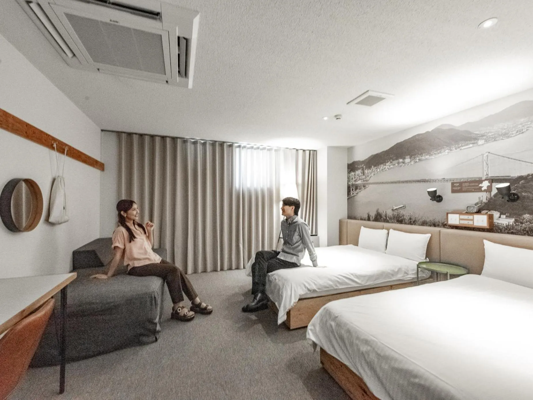 People, Bed in Hotel Relief Kokura Annex