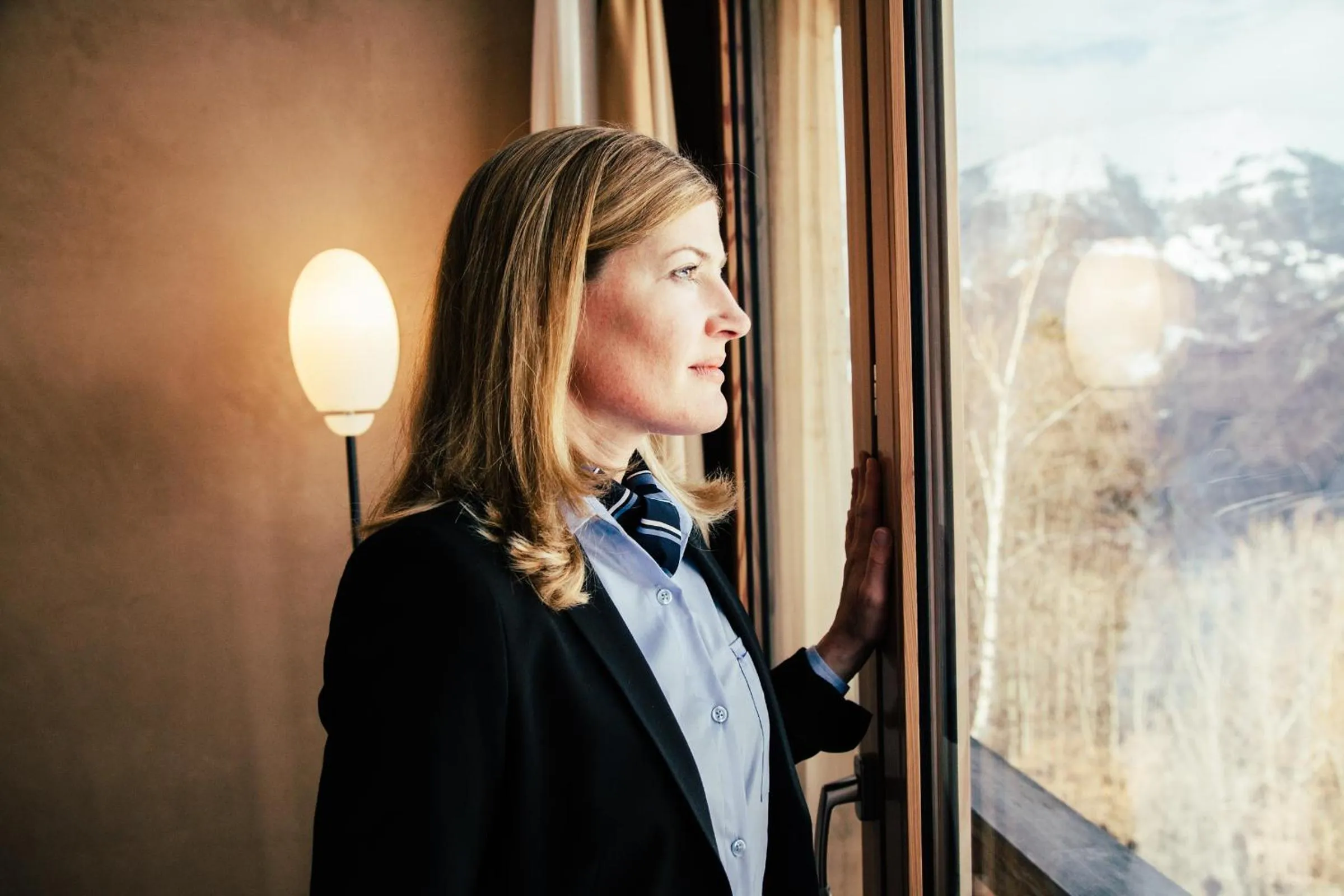 Lake view in Seminarhotel Lihn