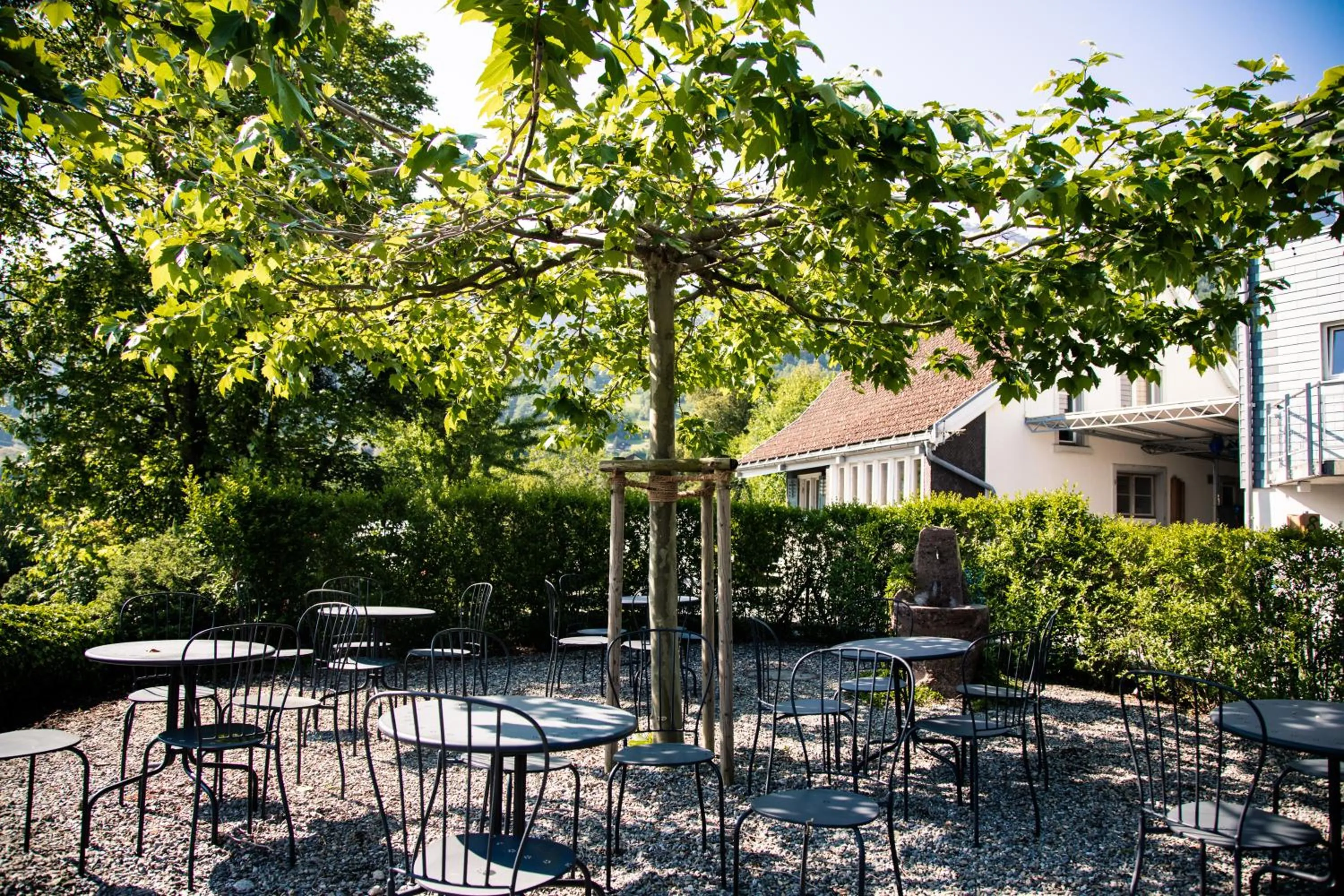 Patio in Seminarhotel Lihn