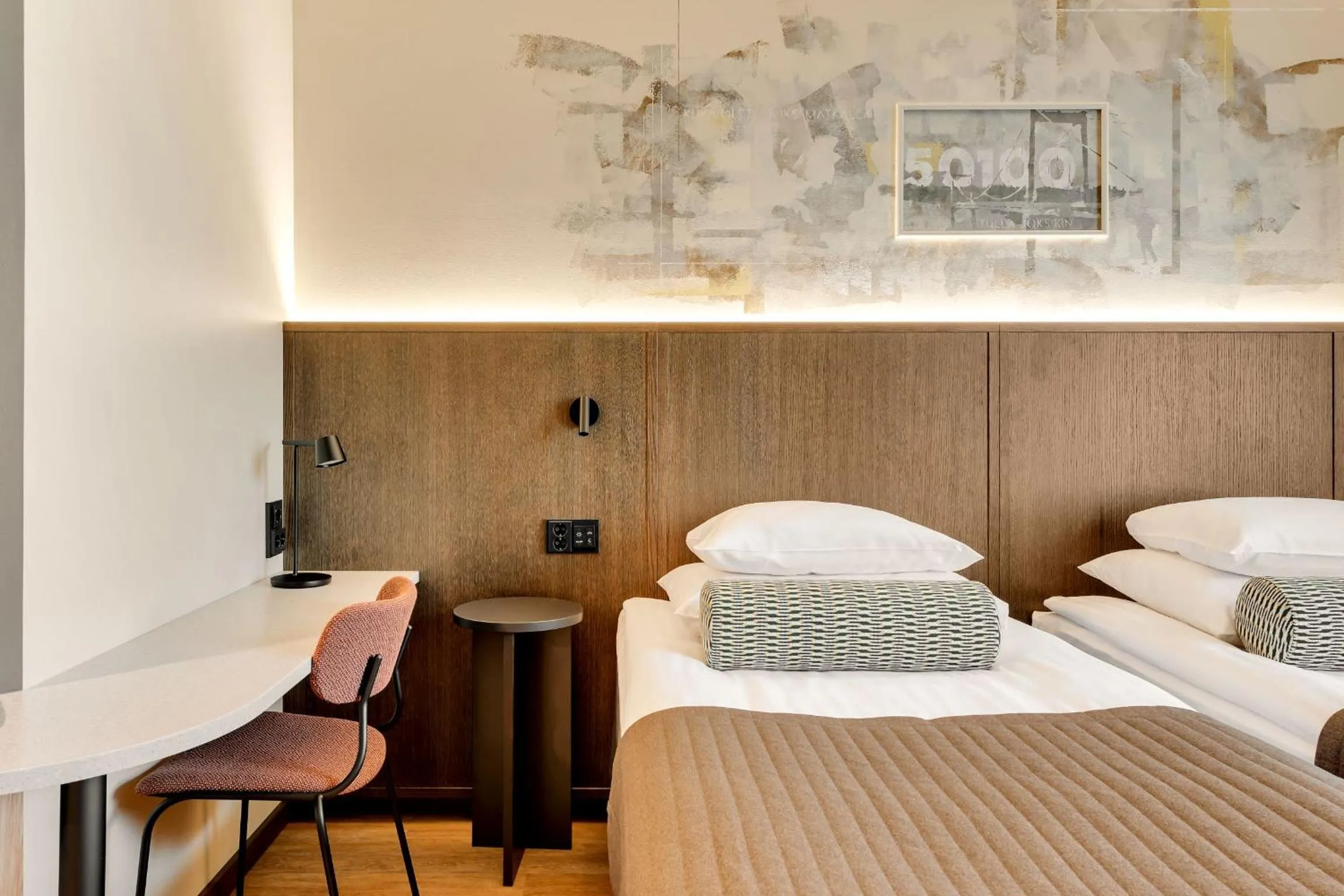 Bed in Original Sokos Hotel Vaakuna Mikkeli