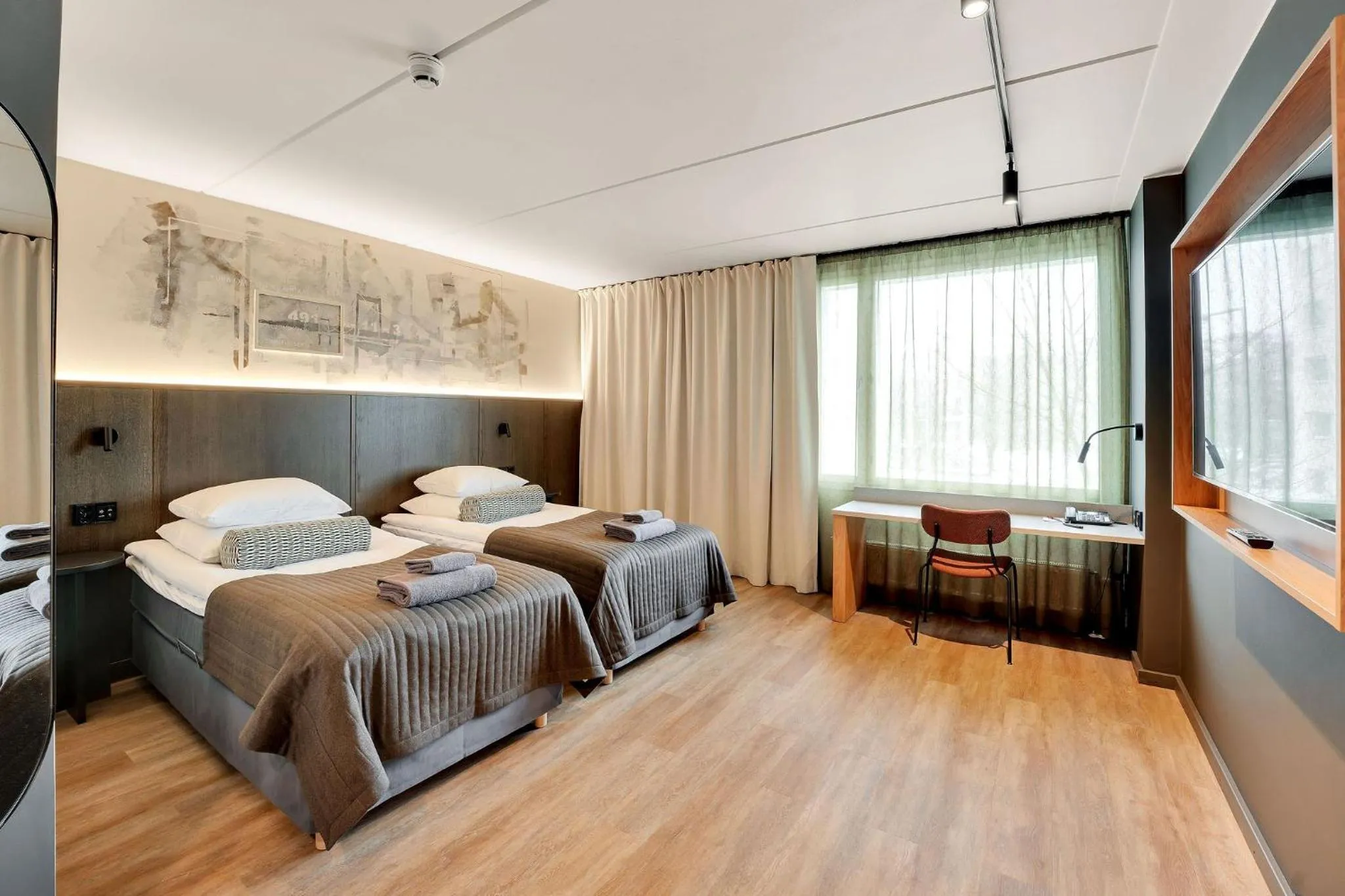 Bed in Original Sokos Hotel Vaakuna Mikkeli