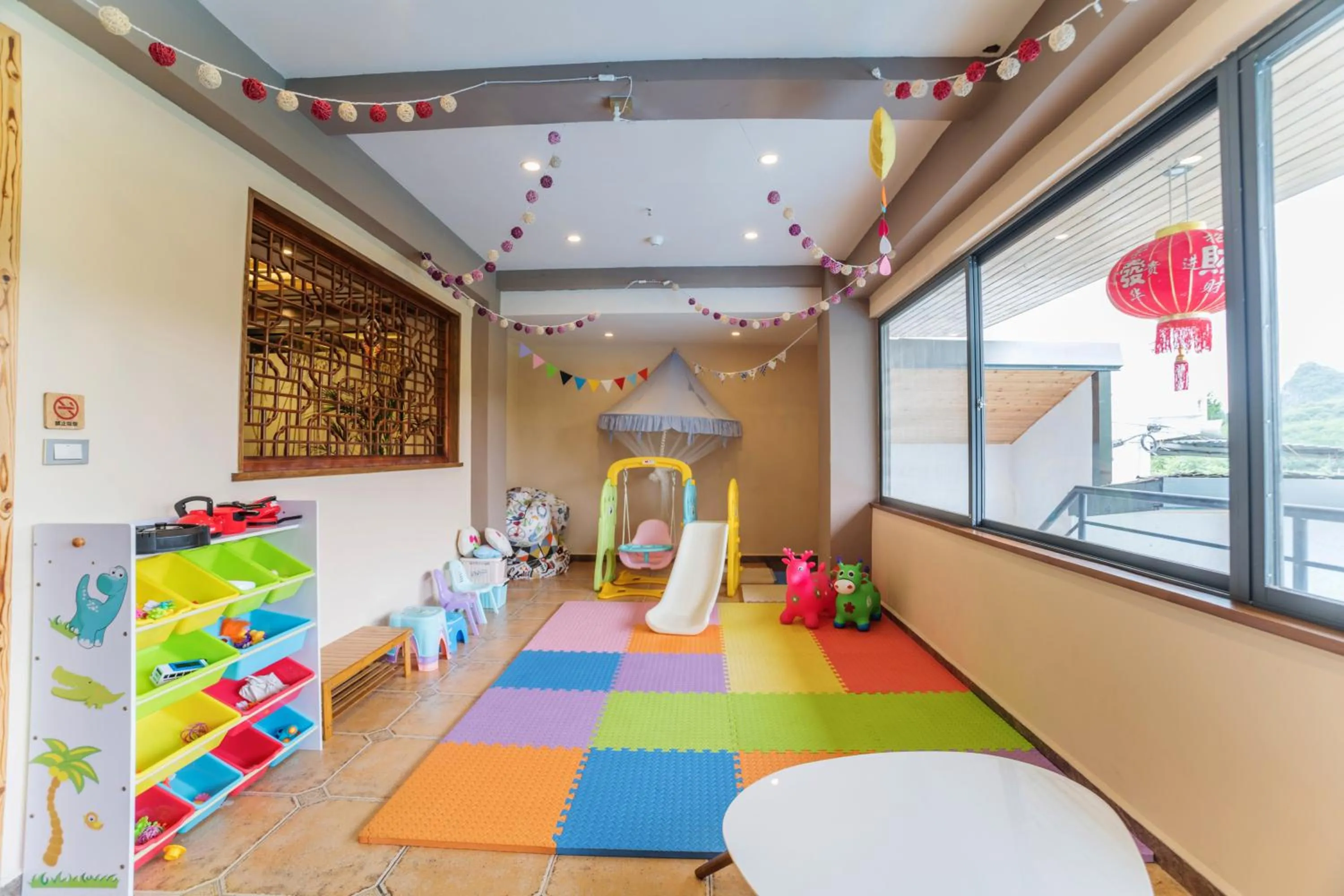 Children play ground in The Bamboo Leaf Yangshuo