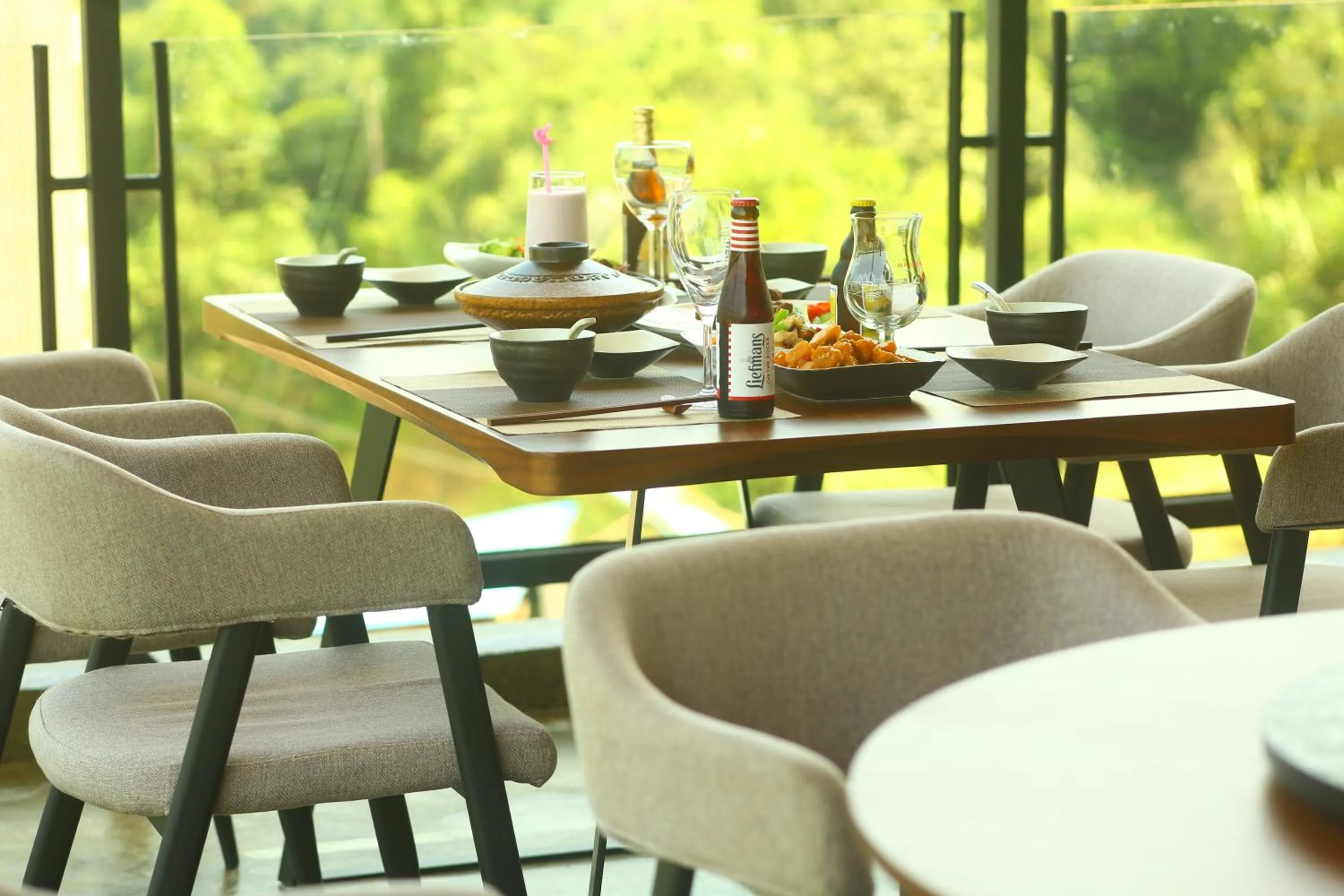 Dining area in The Bamboo Leaf Yangshuo