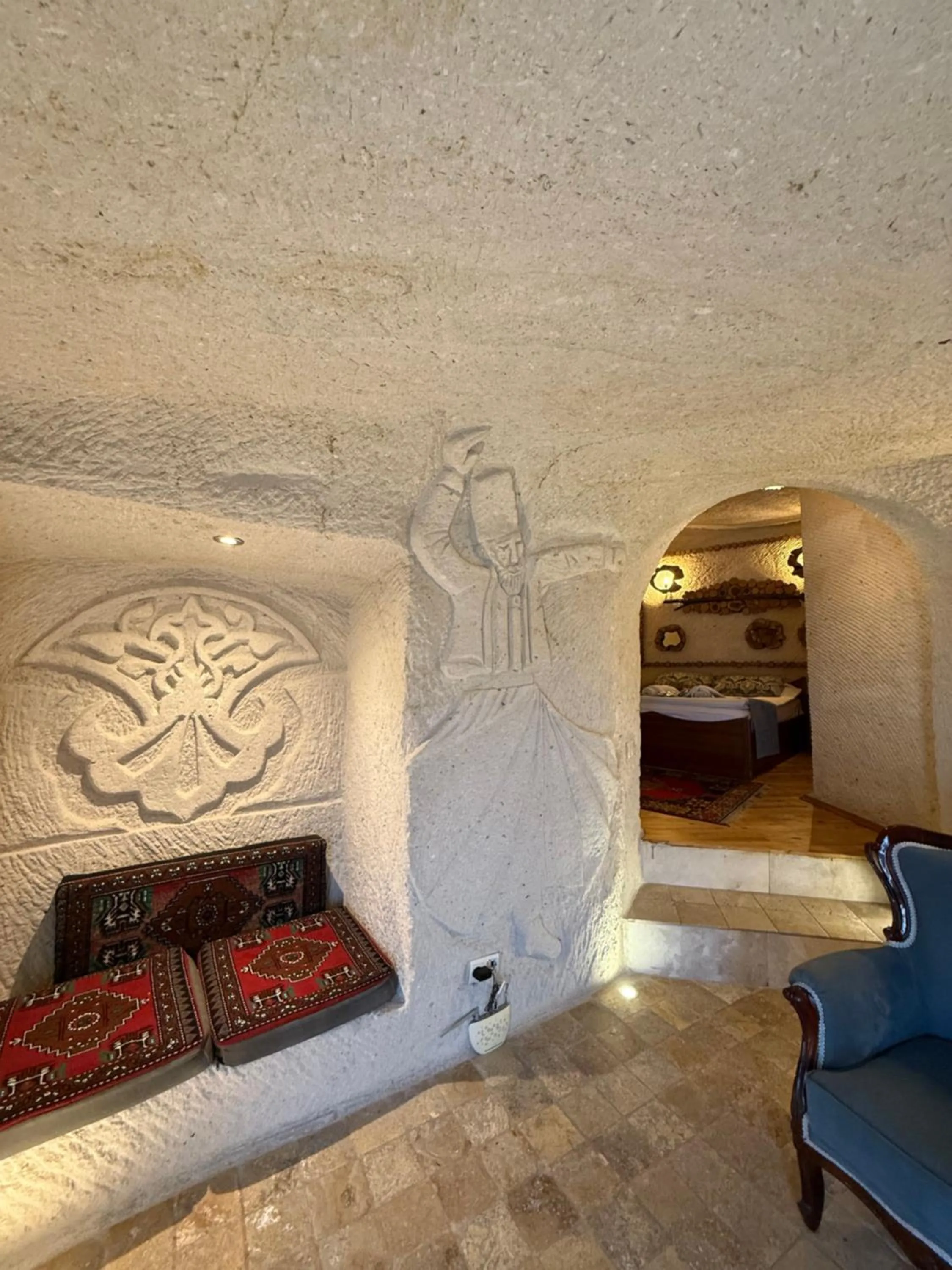 Bed in Arif Cave Hotel