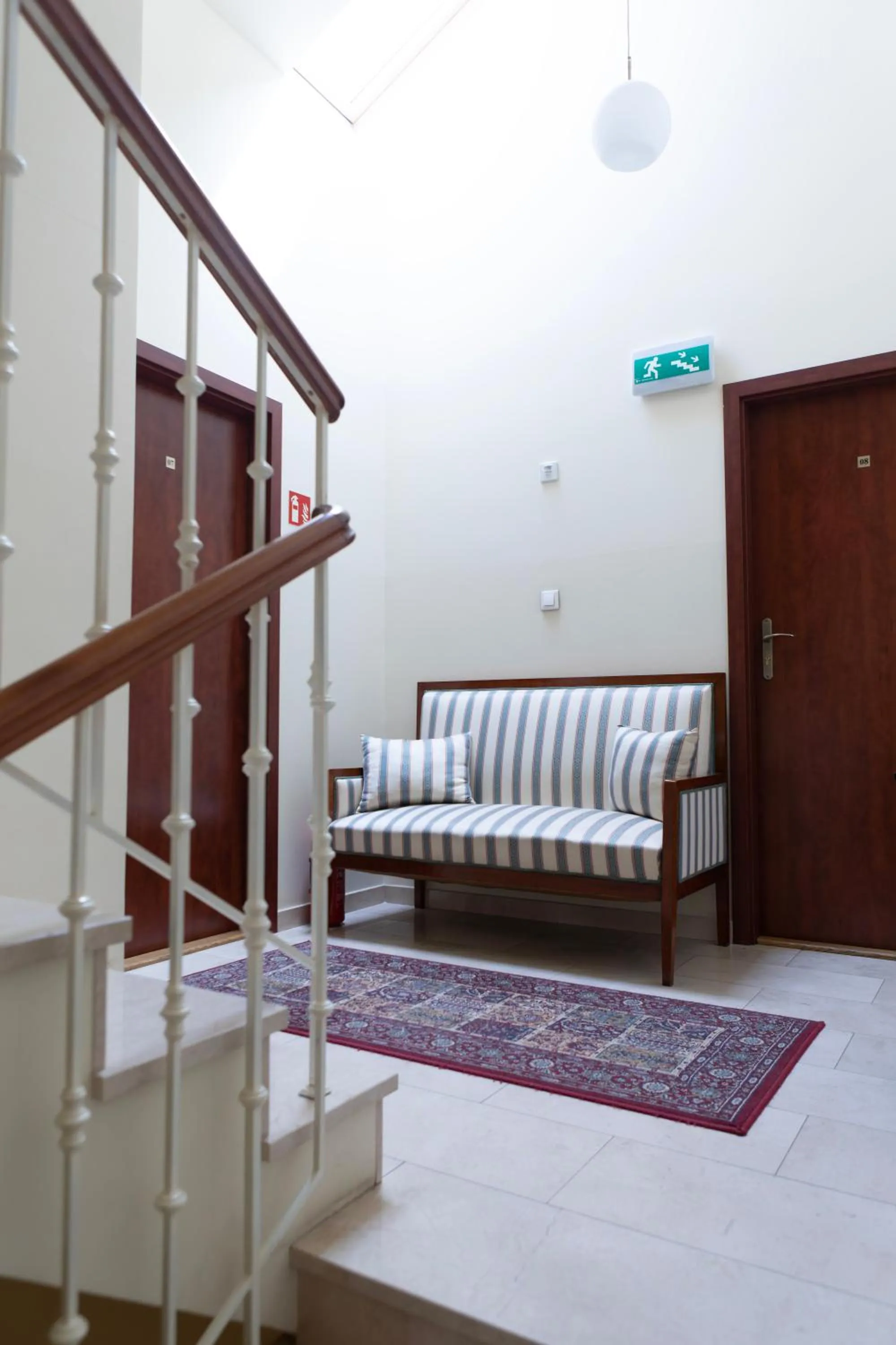 Seating area in Gołębia 8 Residence