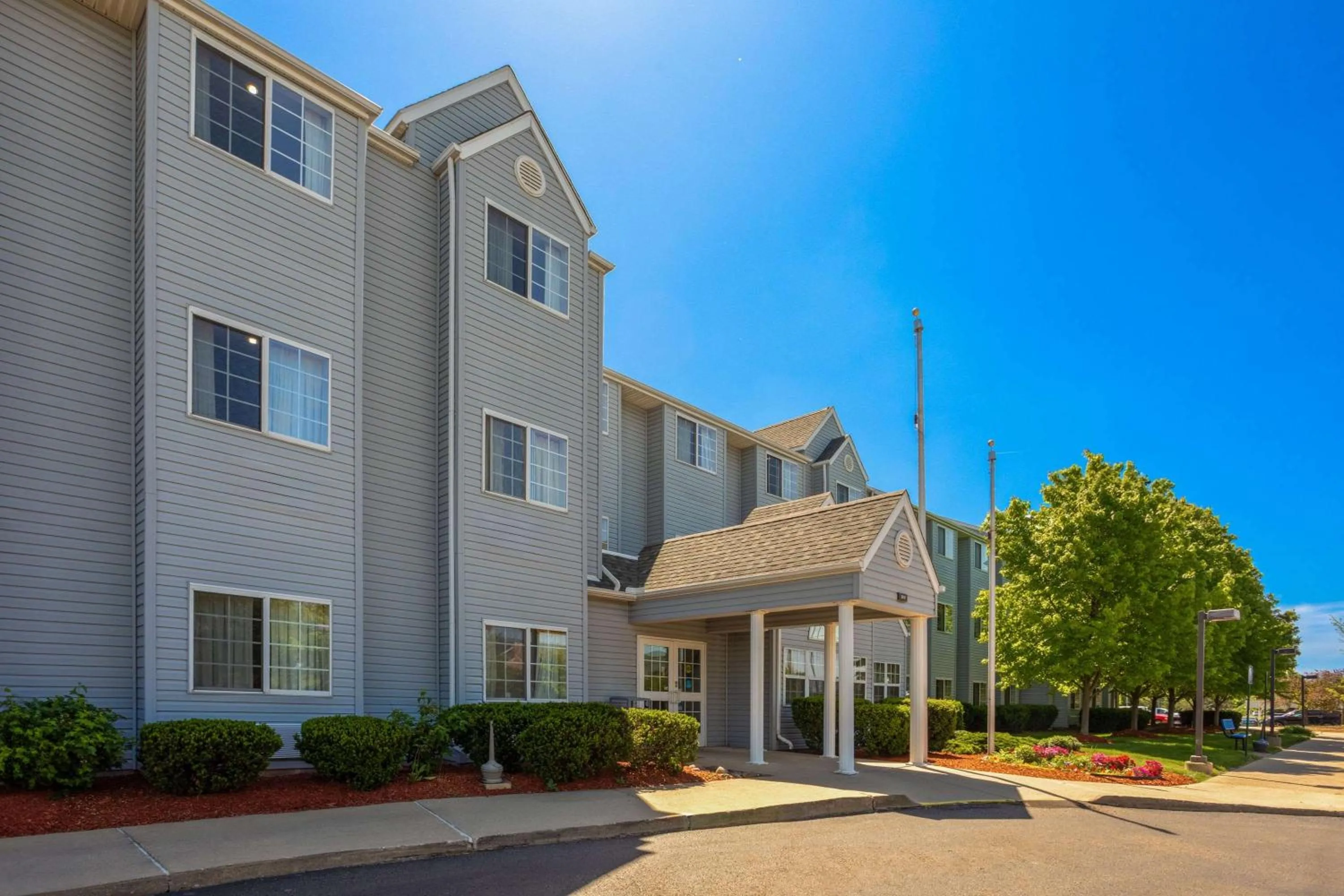 Property building in Microtel Inn & Suites by Wyndham Ann Arbor