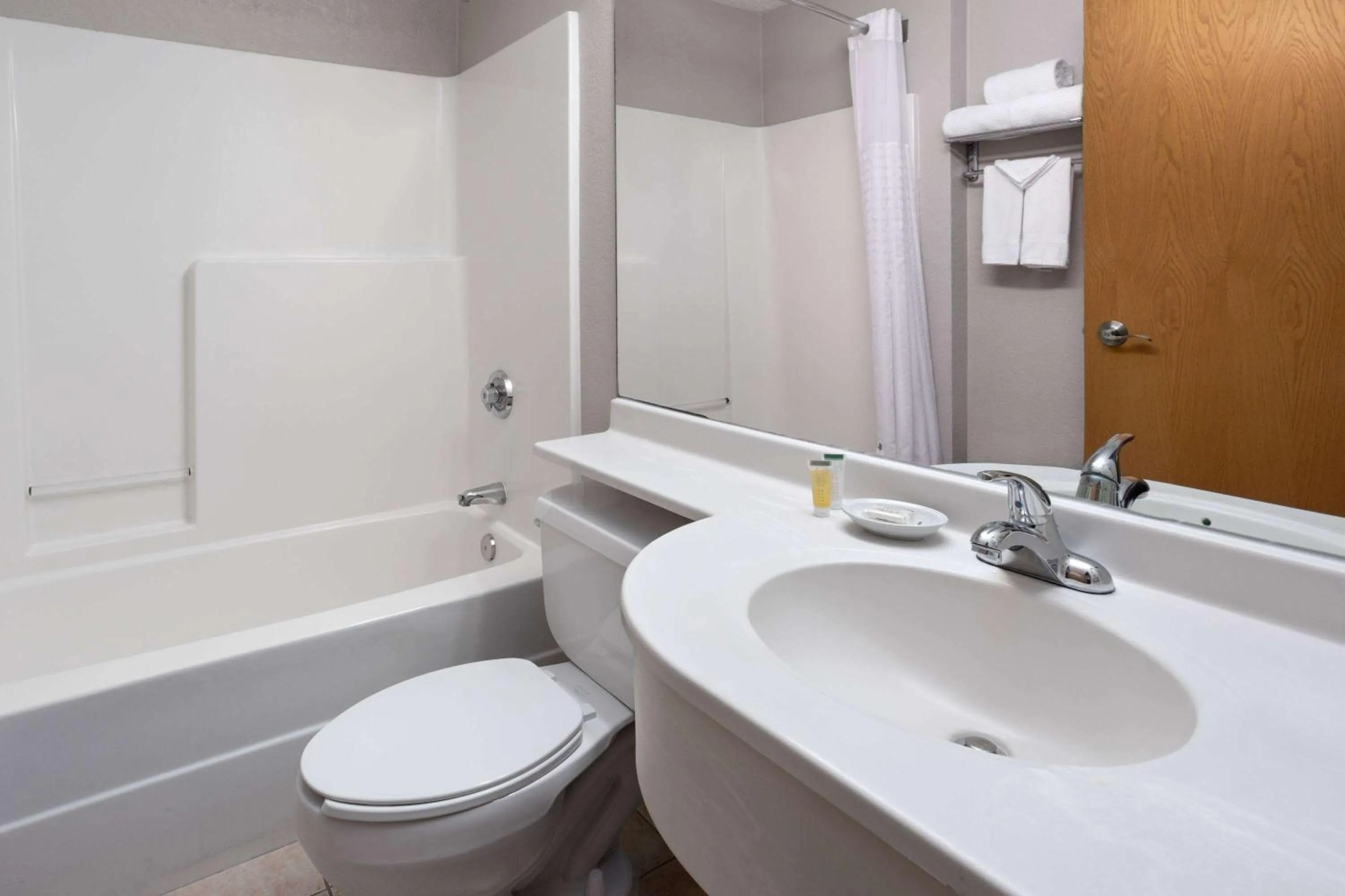 Bathroom in Microtel Inn & Suites by Wyndham Ann Arbor