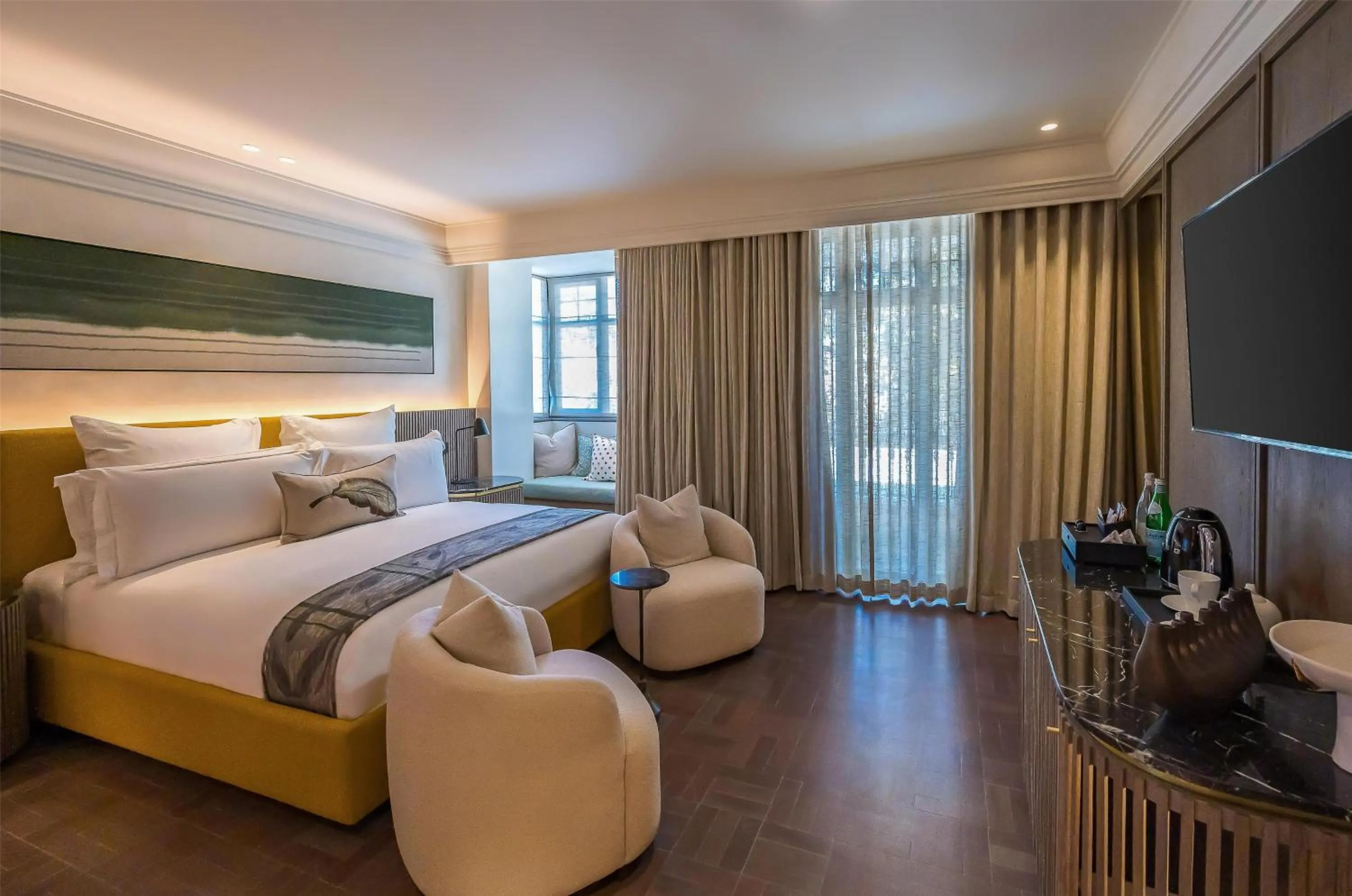 Bedroom, Bed in Park Hyatt Johannesburg