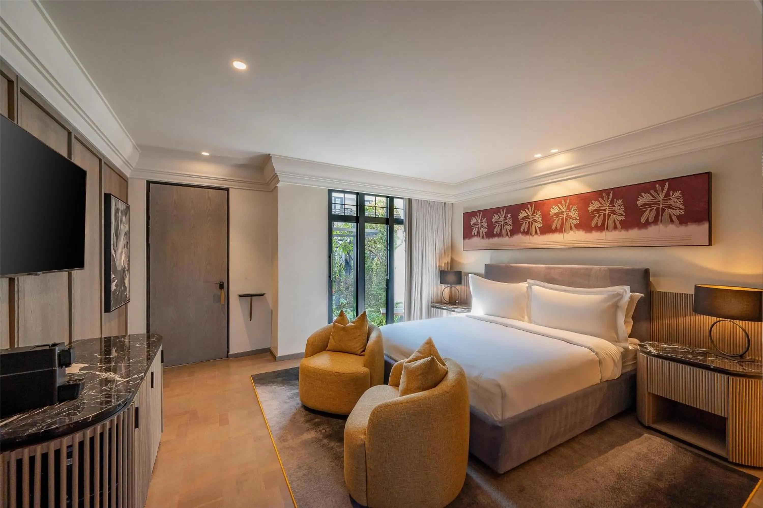 Bedroom, Bed in Park Hyatt Johannesburg