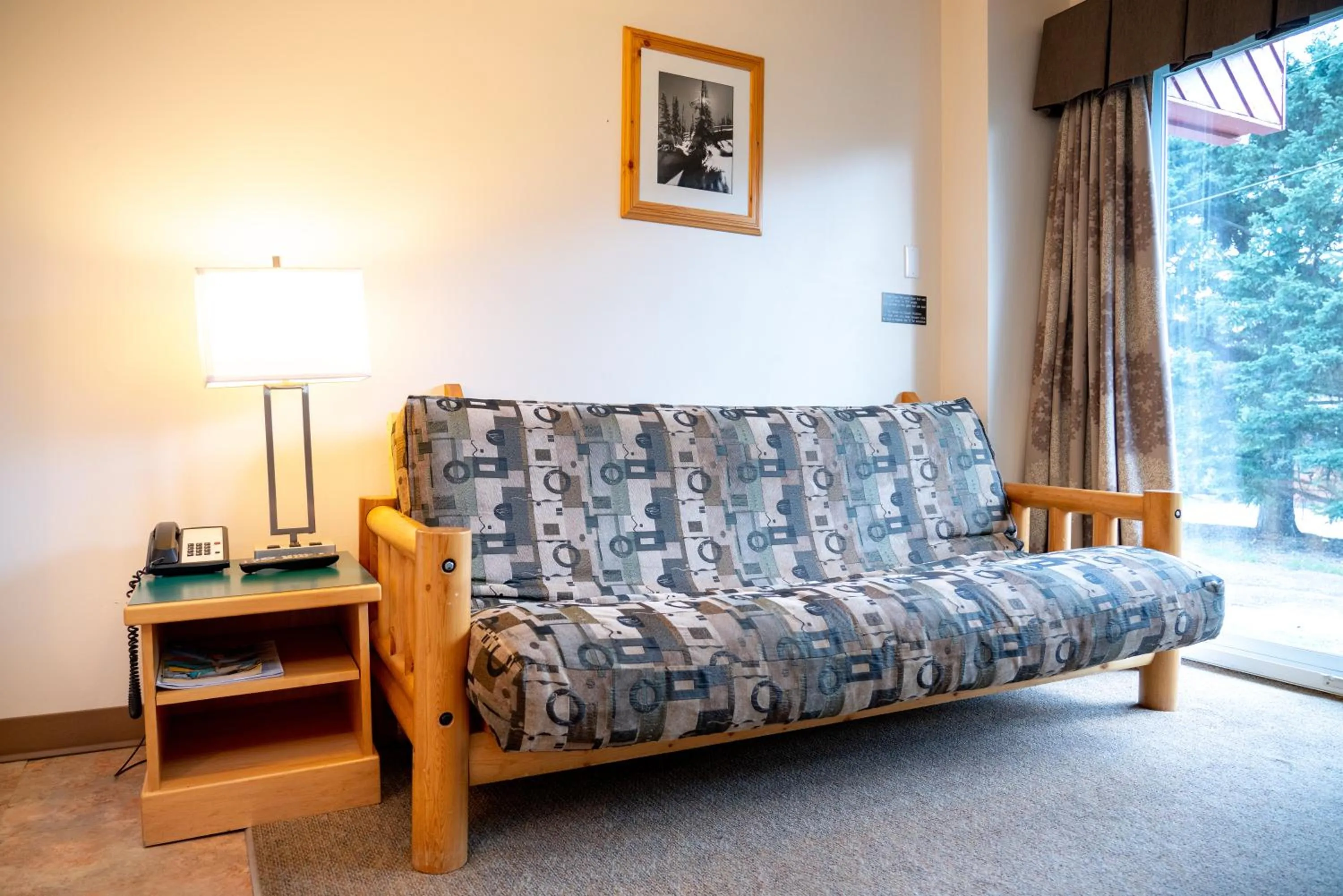 Seating area in Rocky Mountain Ski Lodge