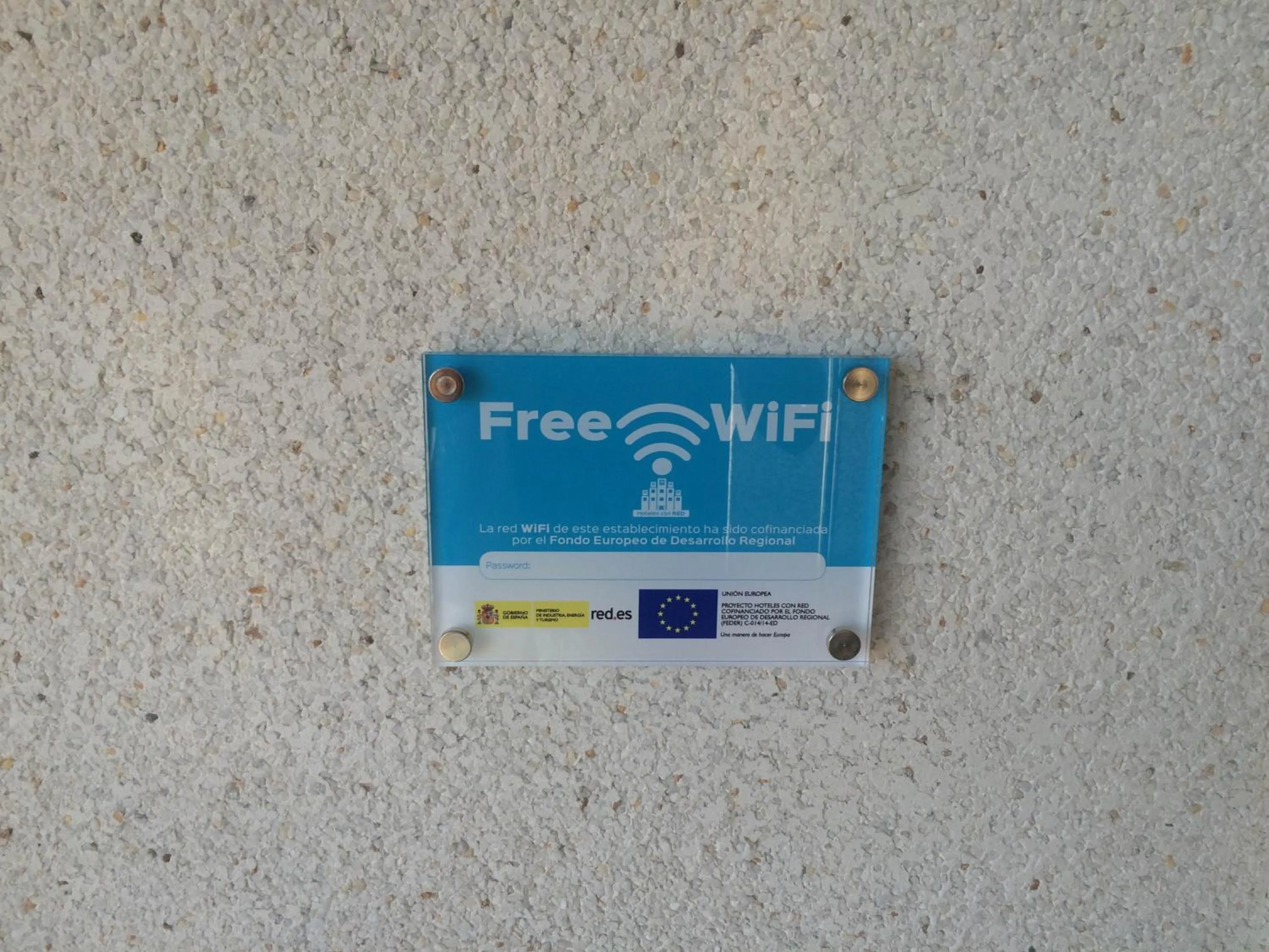 Logo/Certificate/Sign in Hotel Mar Azul