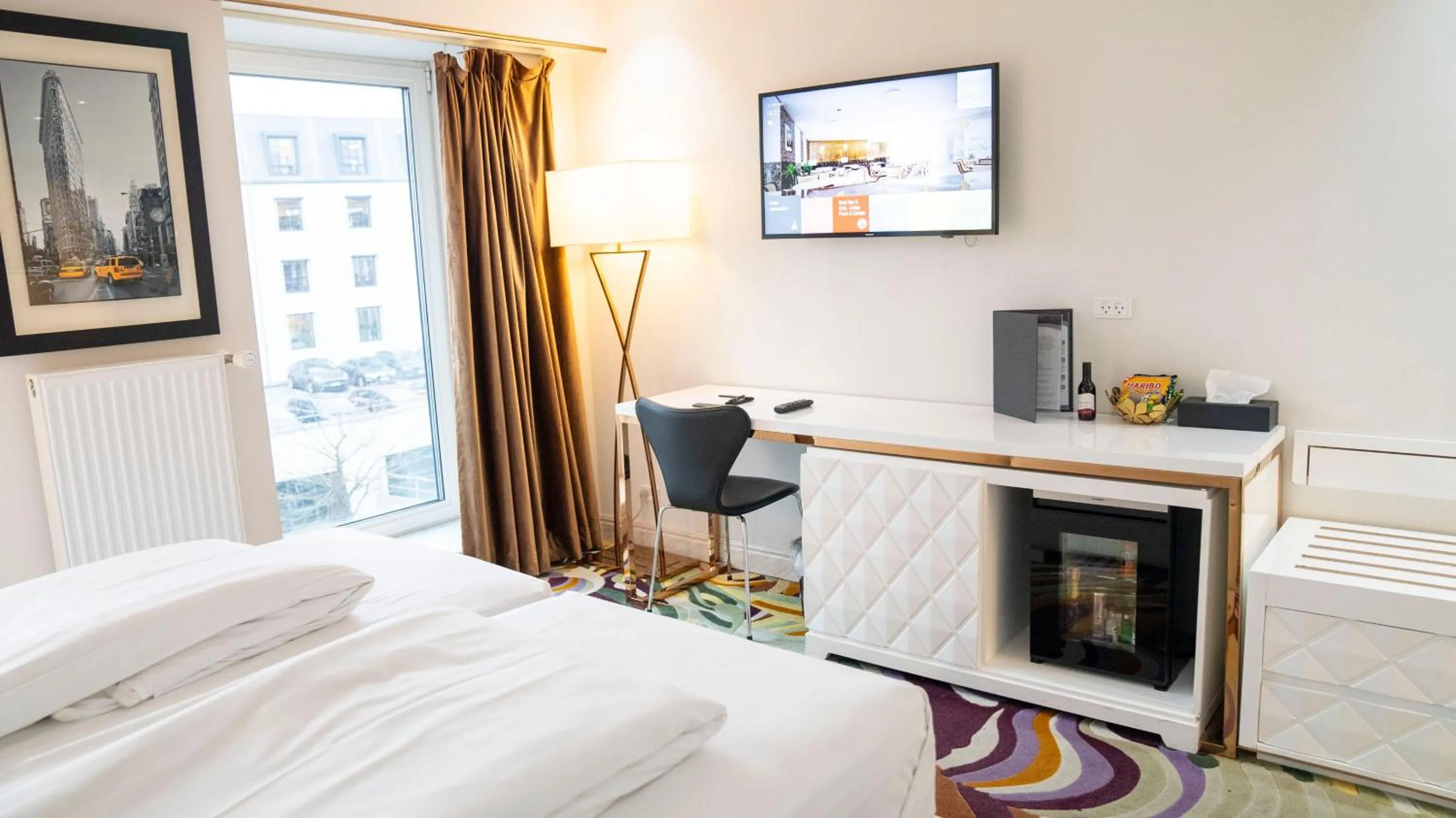 TV and multimedia, Bed in A Hotels Glostrup