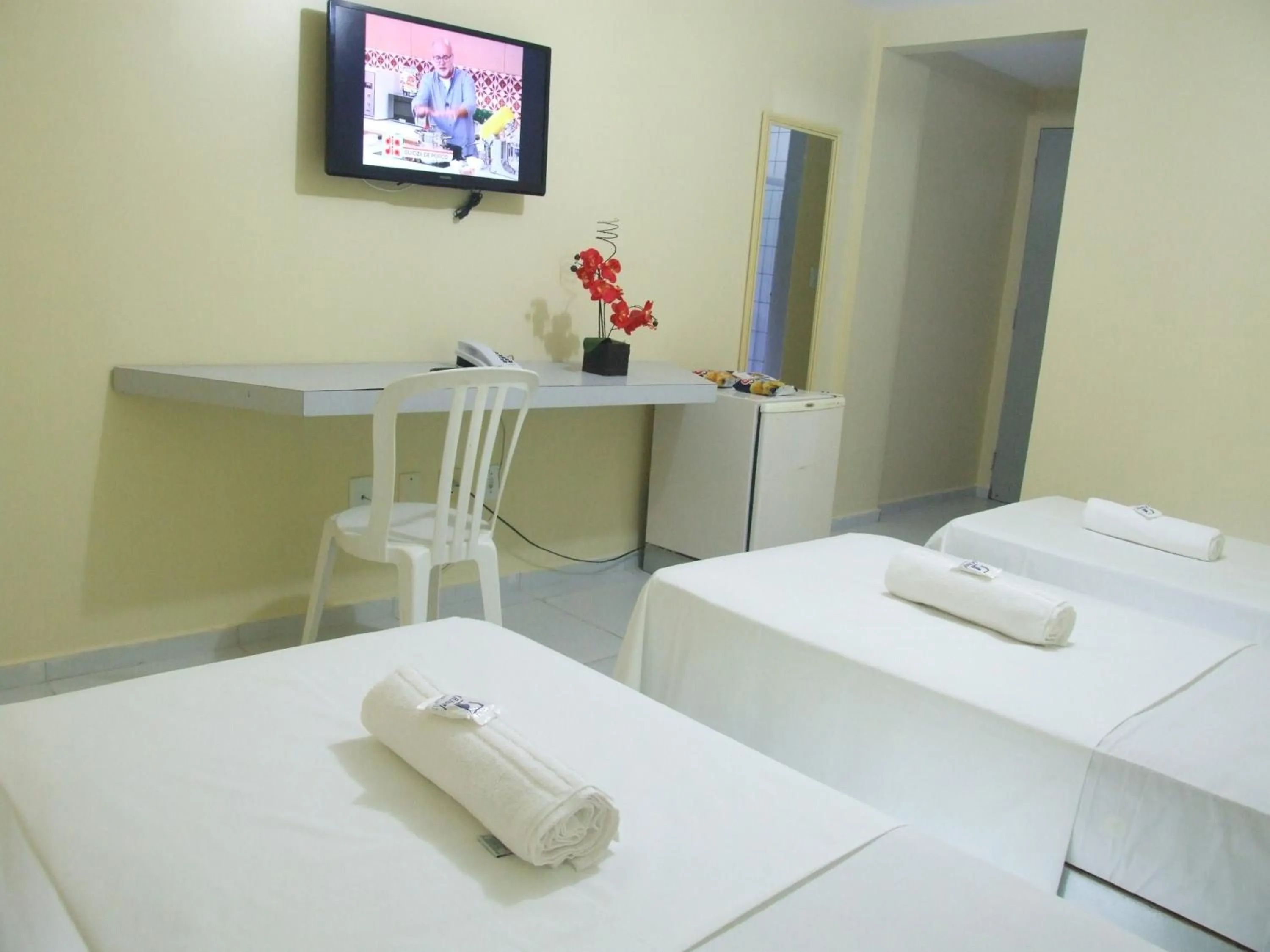 Decorative detail, Bed in JR Hotel