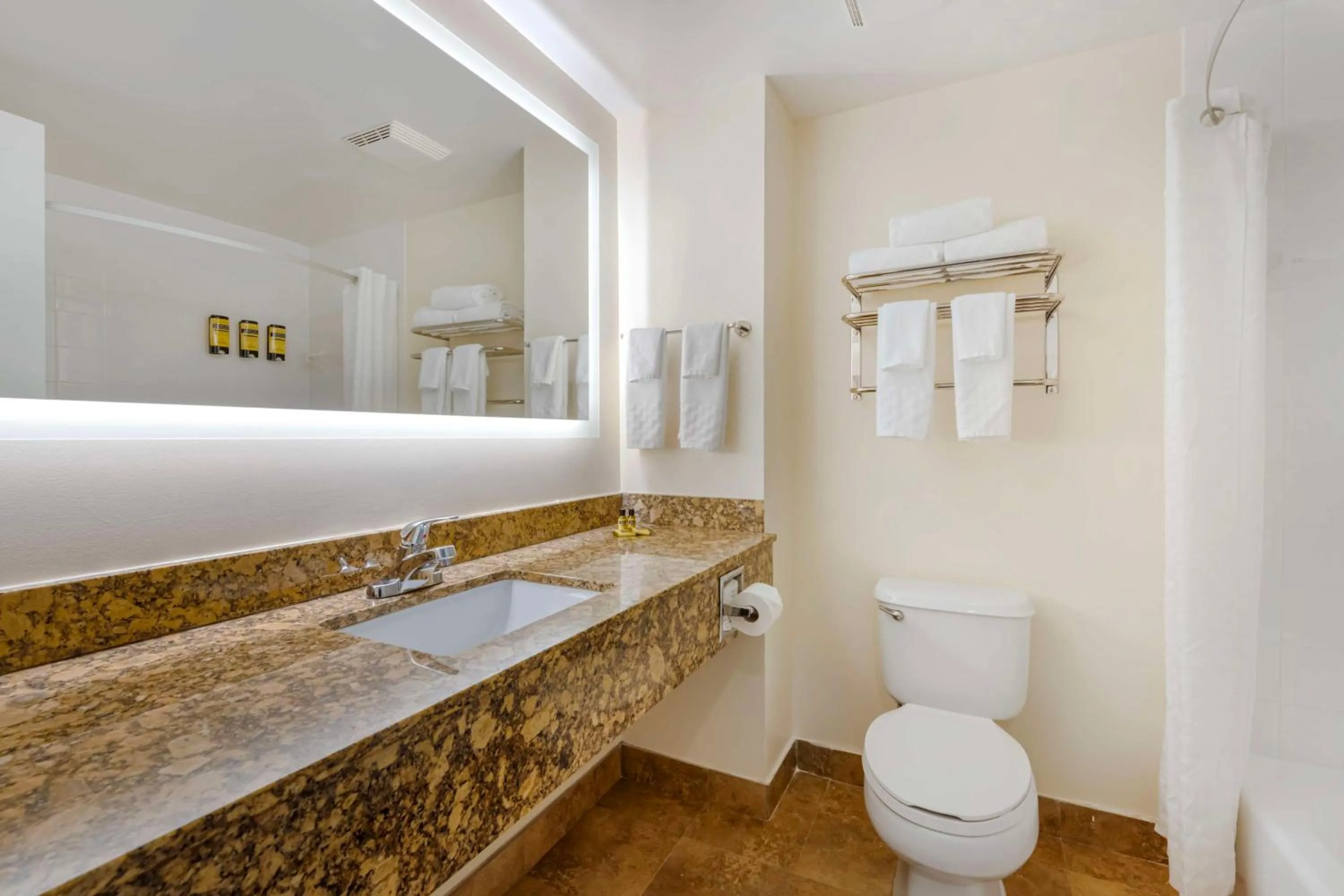 Bathroom in Best Western Plus Universal Inn - Free Shuttle to Universal Studios!