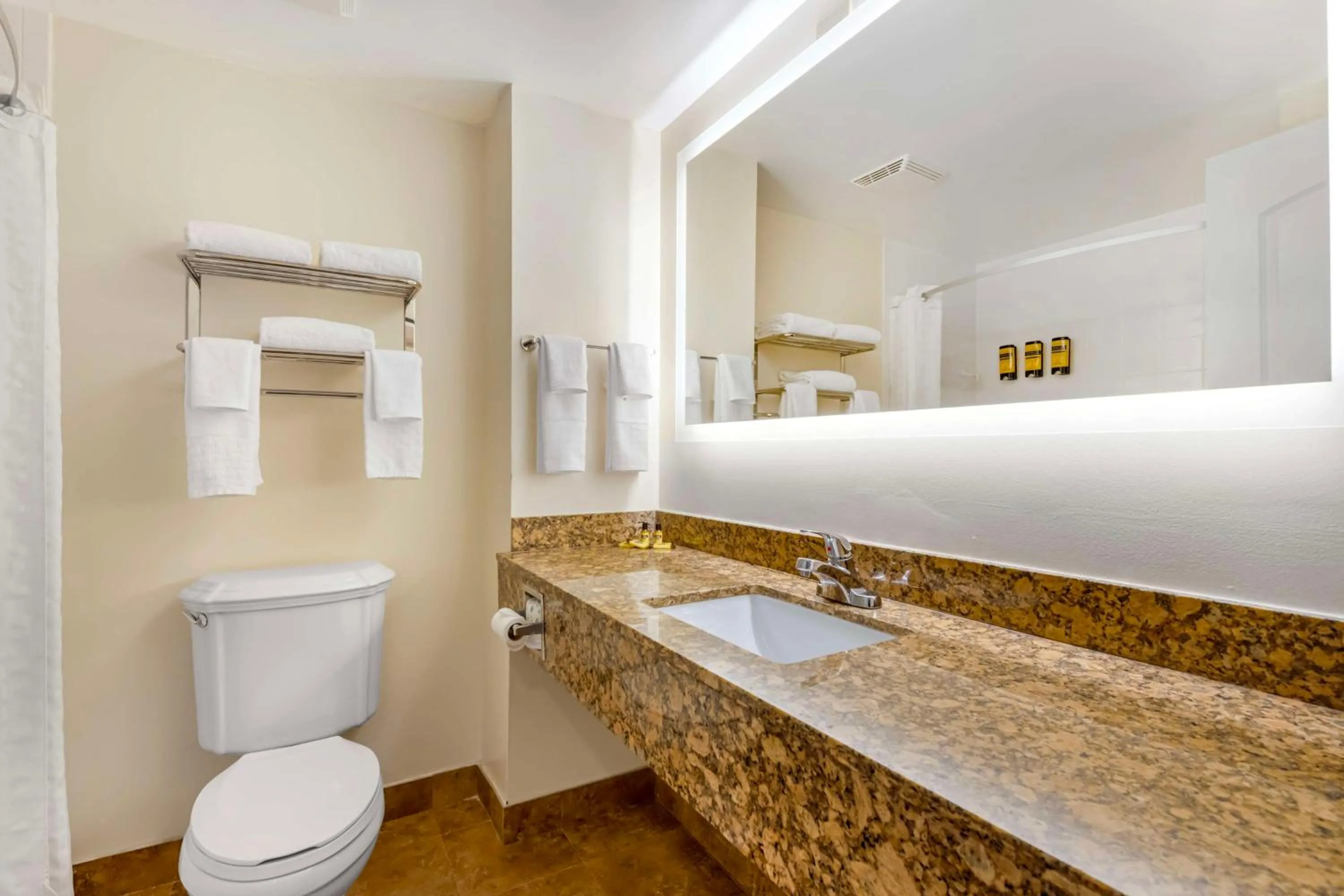 Bathroom in Best Western Plus Universal Inn - Free Shuttle to Universal Studios!