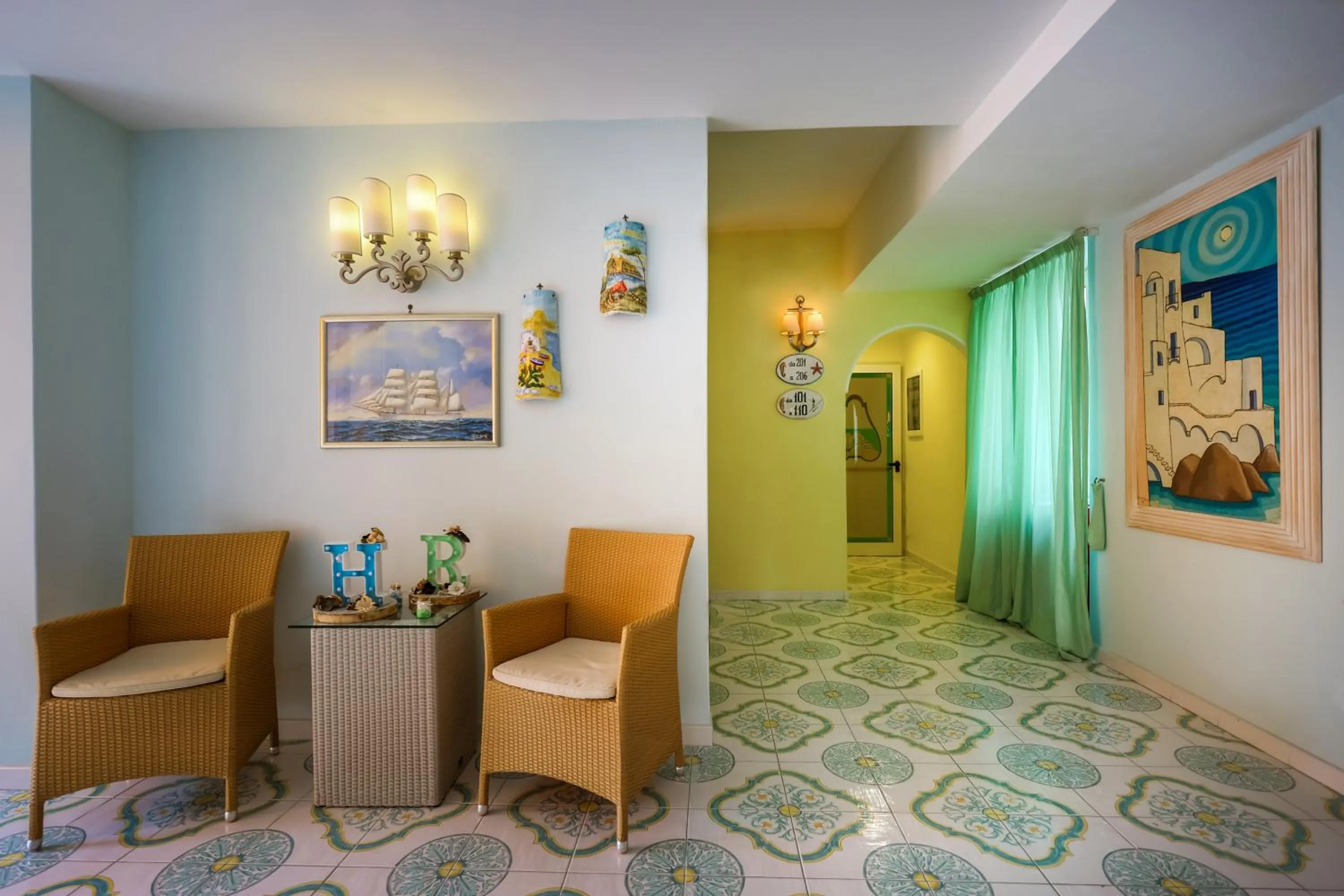 Lobby or reception in Hotel Rivamare